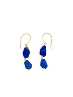 Tessa Kemp Tessa Kemp Earrings -  Double Lapis Drop