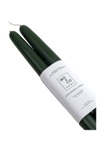 Mo&Co Home 100% Beeswax Dipped Candles | Forest Green l 10 inch