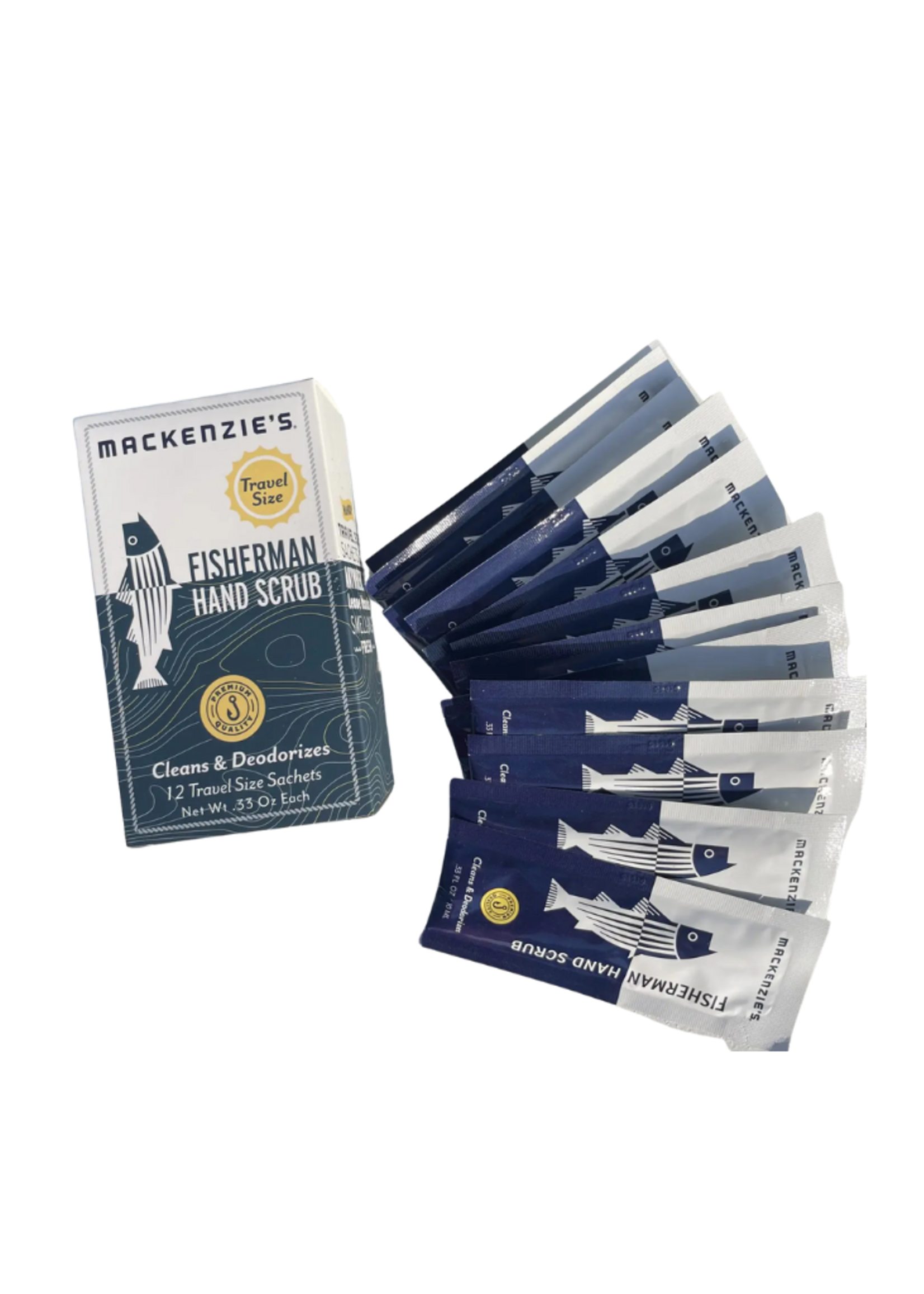 Mackenzie's Fisherman Mackenzie's Fisherman -  Fisherman Hand Scrub Travel Sized Packets .33 oz (12 Qty)
