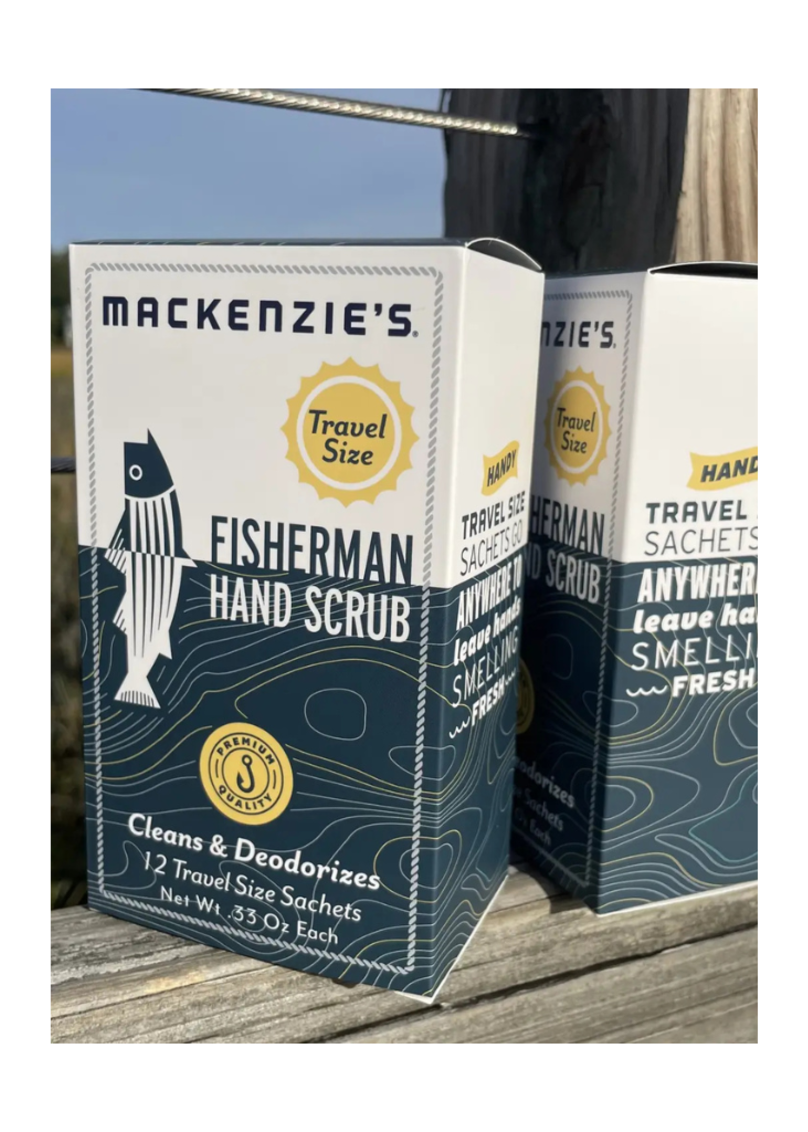 Mackenzie's Fisherman Mackenzie's Fisherman -  Fisherman Hand Scrub Travel Sized Packets .33 oz (12 Qty)