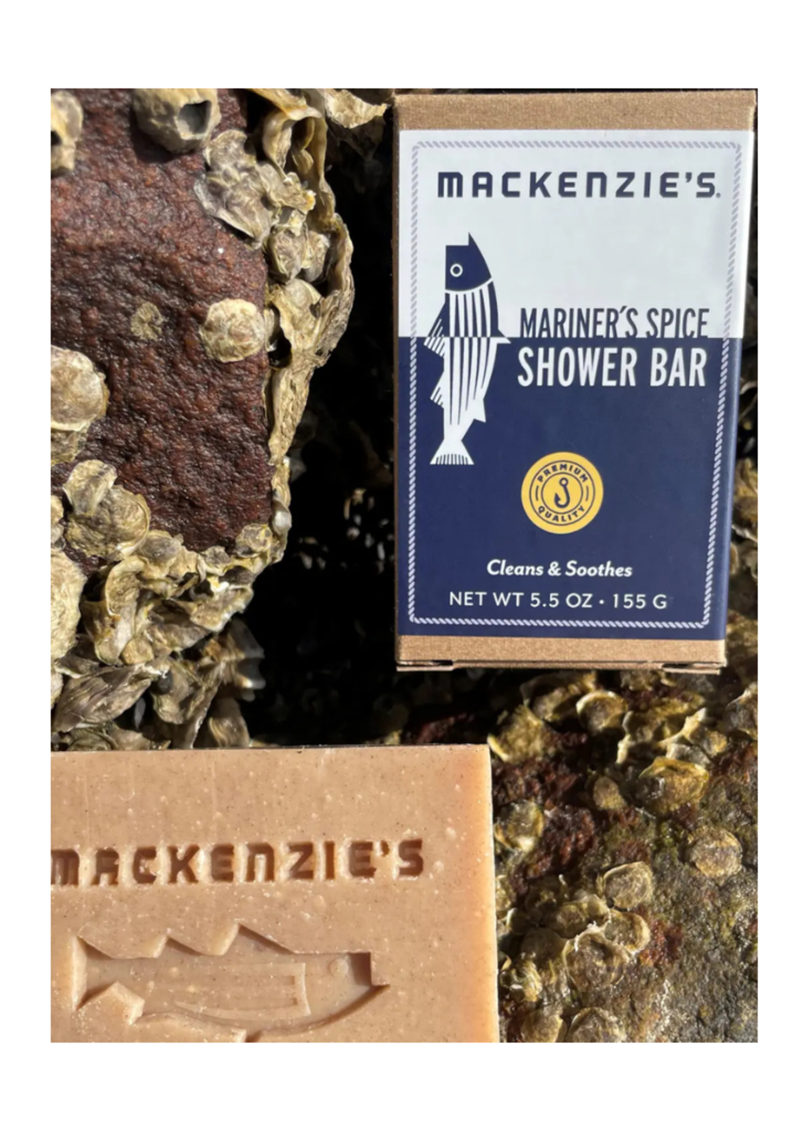Mackenzie's Fisherman Mackenzie's Fisherman -  Mariner's Spice Shower Bar- 5.5