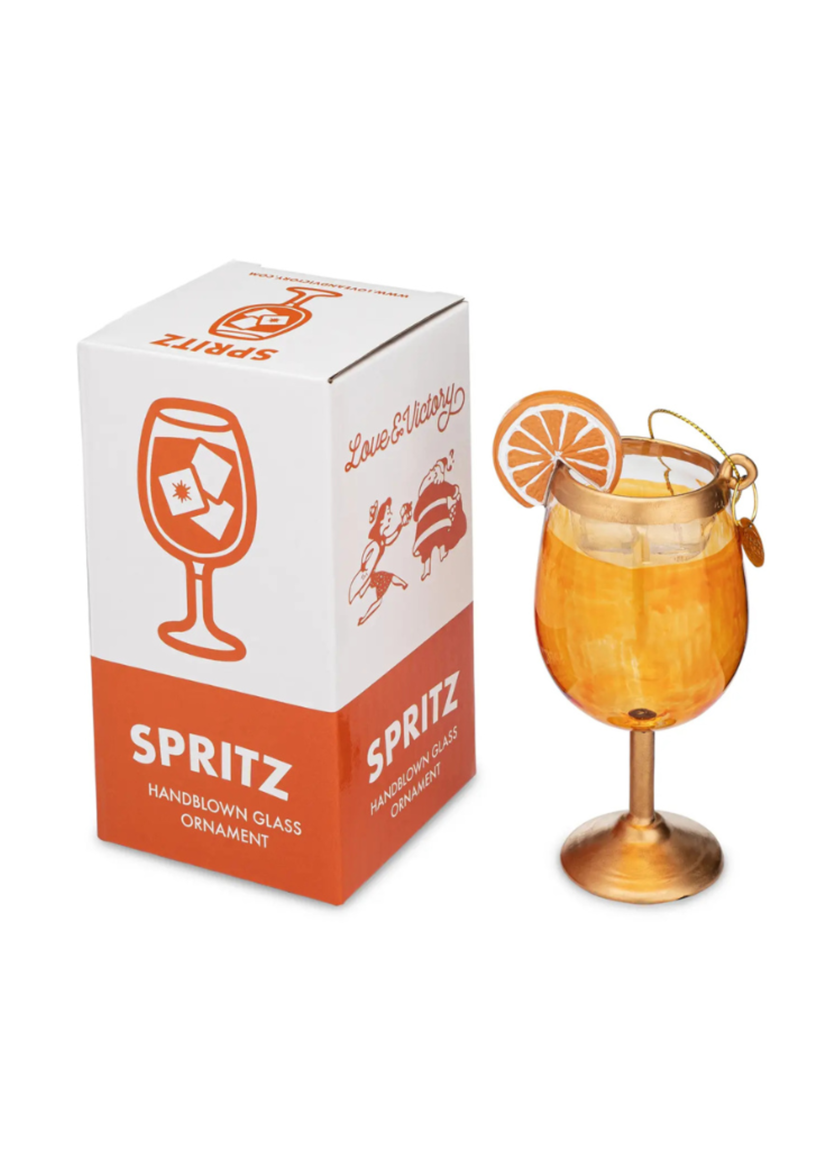 Love & Victory Love & Victory - Spritz Cocktail Ornament