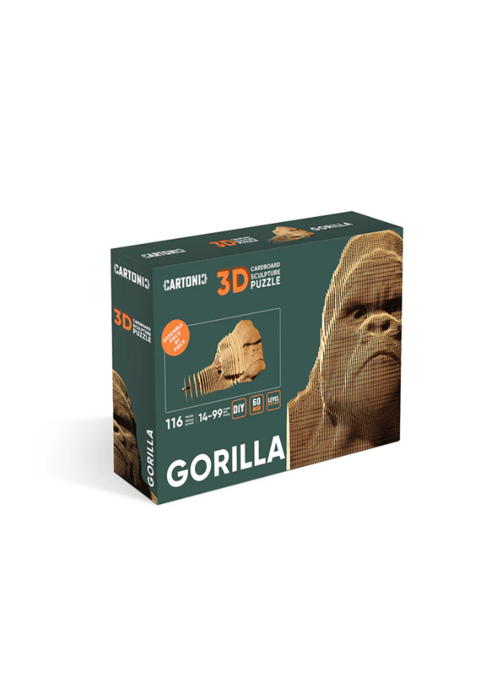 Cartonic Cartonic - Gorilla 3D Puzzle