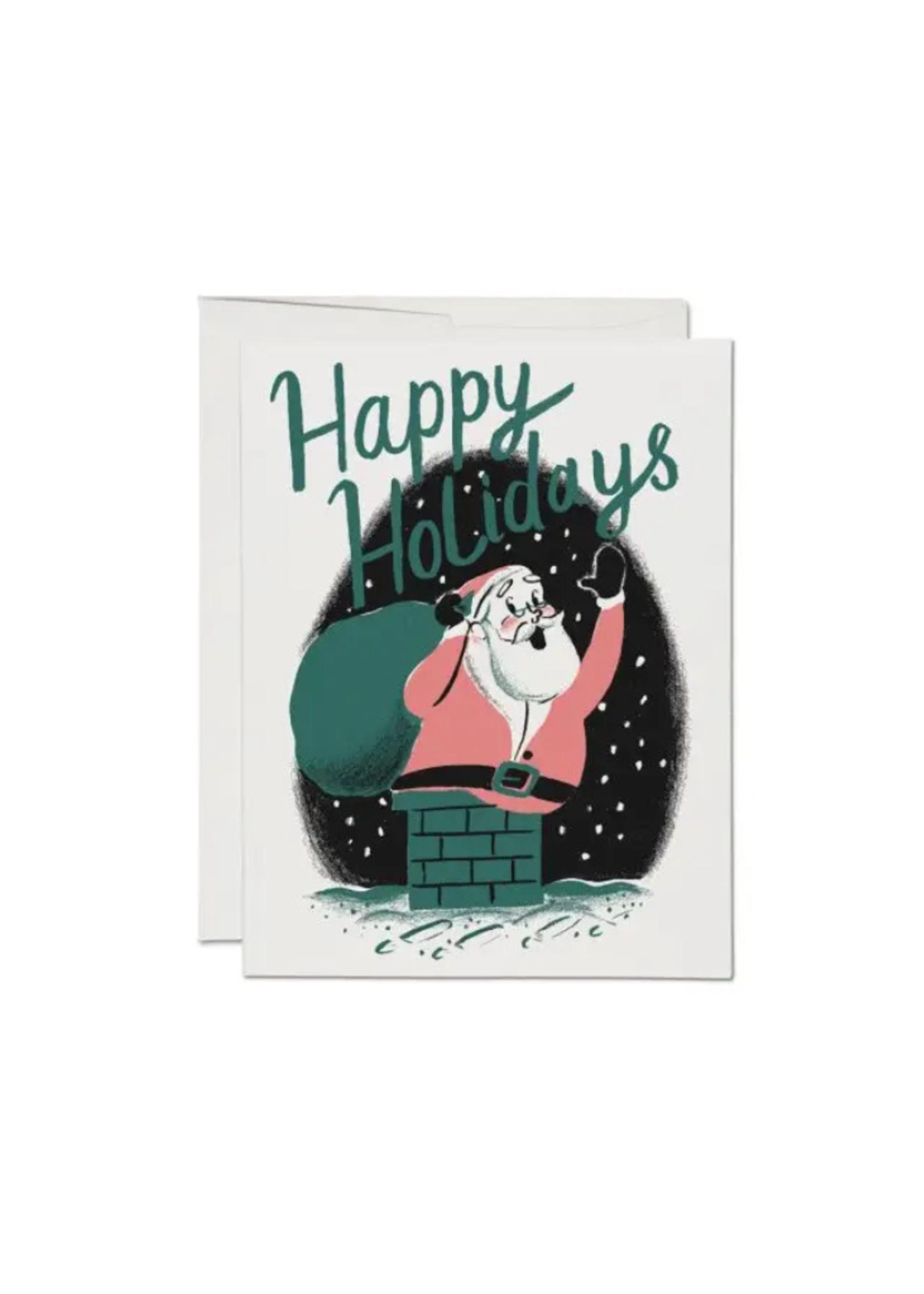 Red Cap Cards Red Cap Cards 2024 Santa Chimney Boxed Holiday Greeting Cards S/8