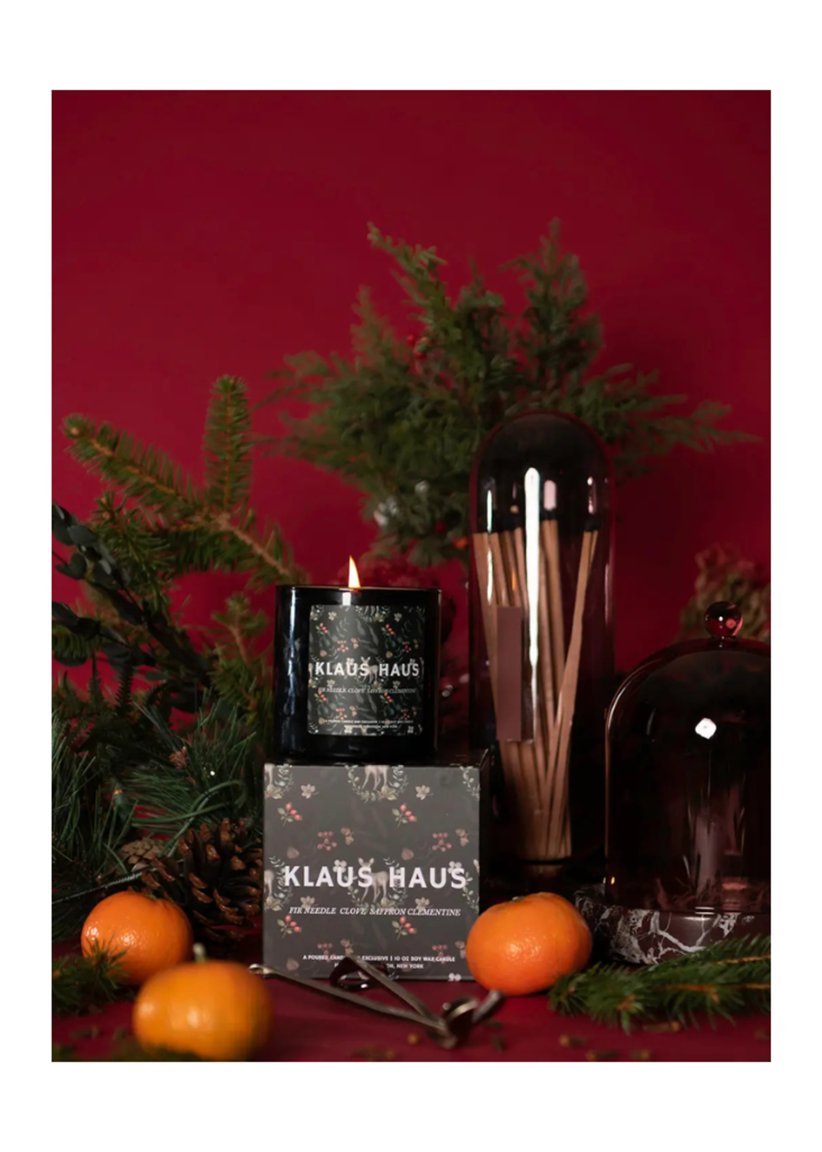 Poured New York Poured New York - Klaus Haus 10 OZ Soy Wax Candle