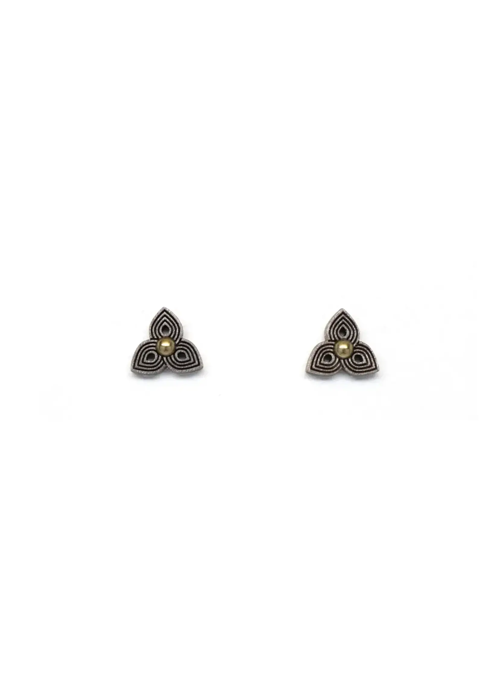 WenWen Designs WenWen Designs - Marquise Stud Earrings Grey
