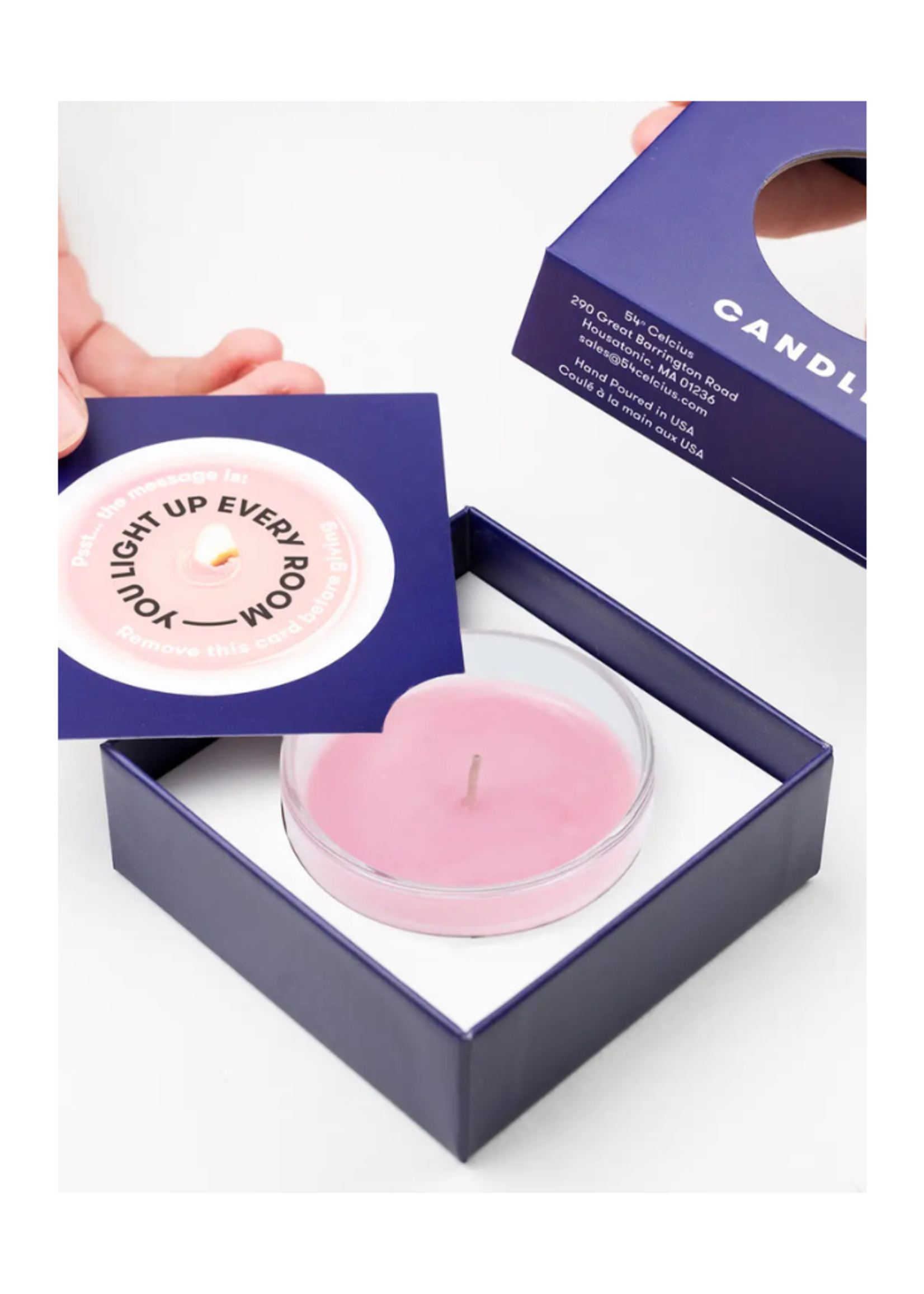 54 Celsius 54 Celsius - Secret Message Candle - You Light Up Every Room
