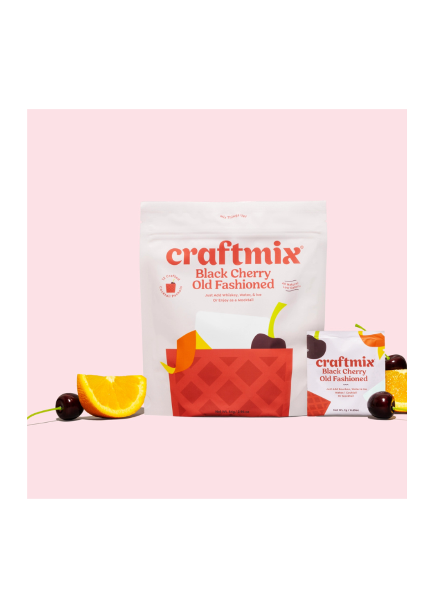 Craftmix Craftmix - Black Cherry Old Fashioned Mixer - 12 Servings Multipack