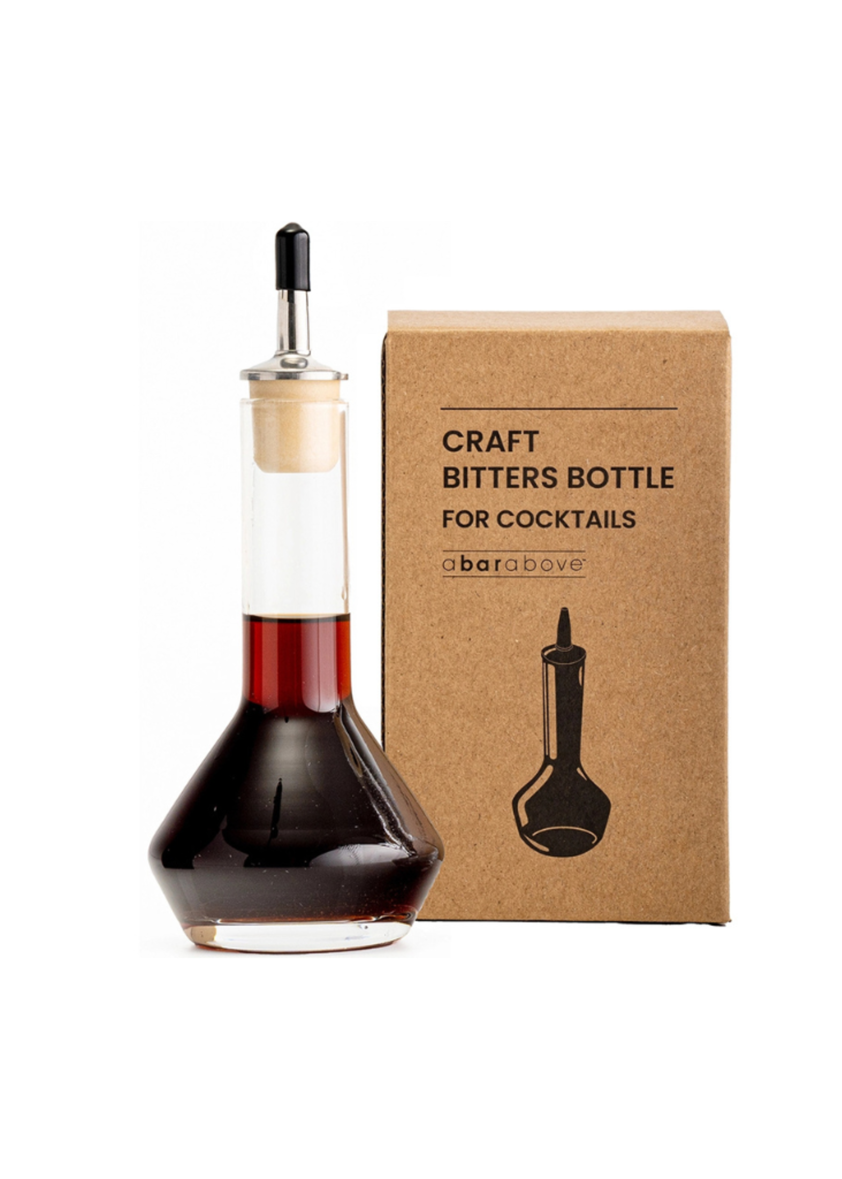 A Bar Above A Bar Above l Glass Bitters Bottle 1.7 Ounce