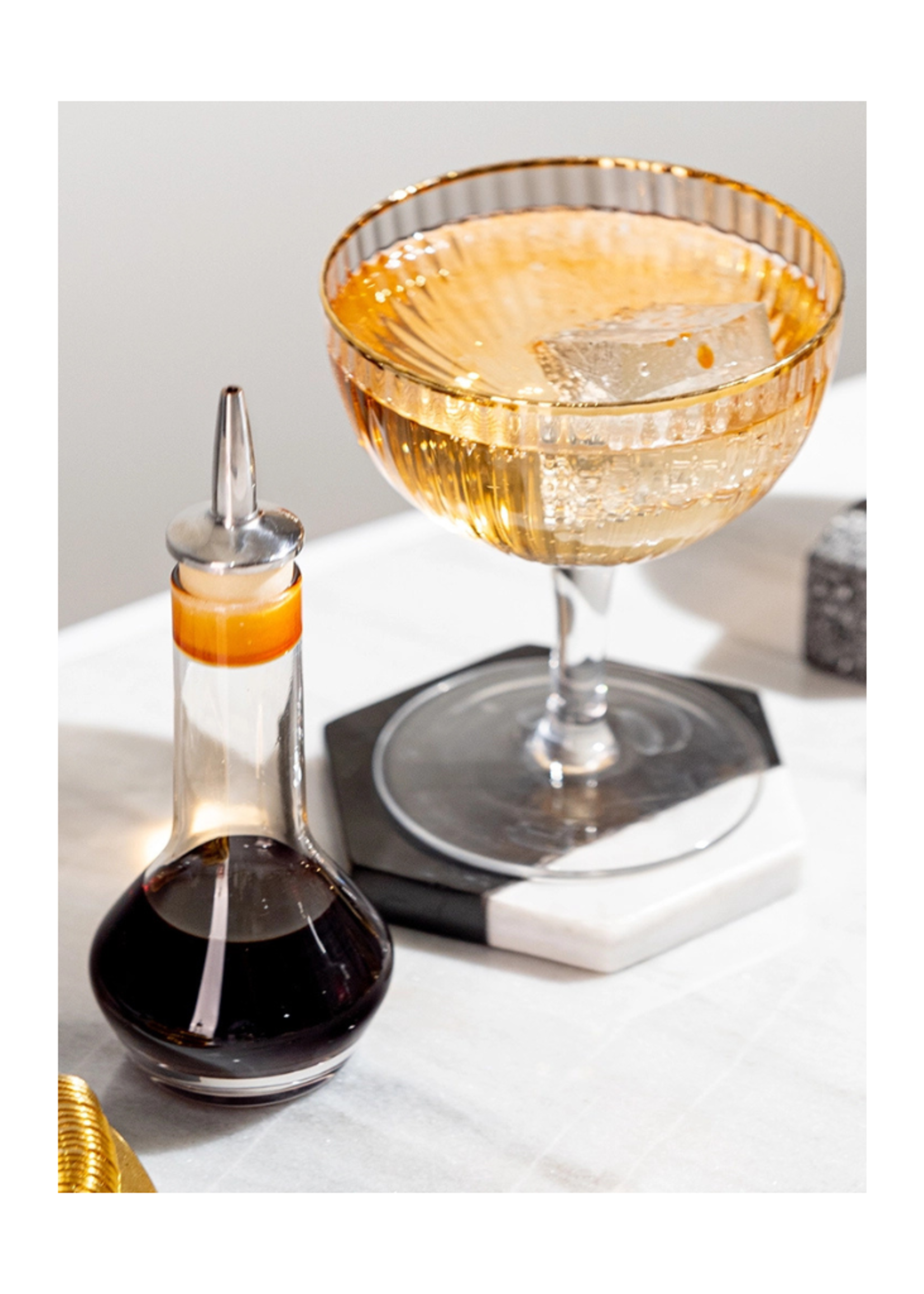 A Bar Above A Bar Above l Glass Bitters Bottle 1.7 Ounce
