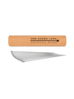 A Bar Above Cocktail Picks For Garnishes, Stainless (12 Piece, Long)