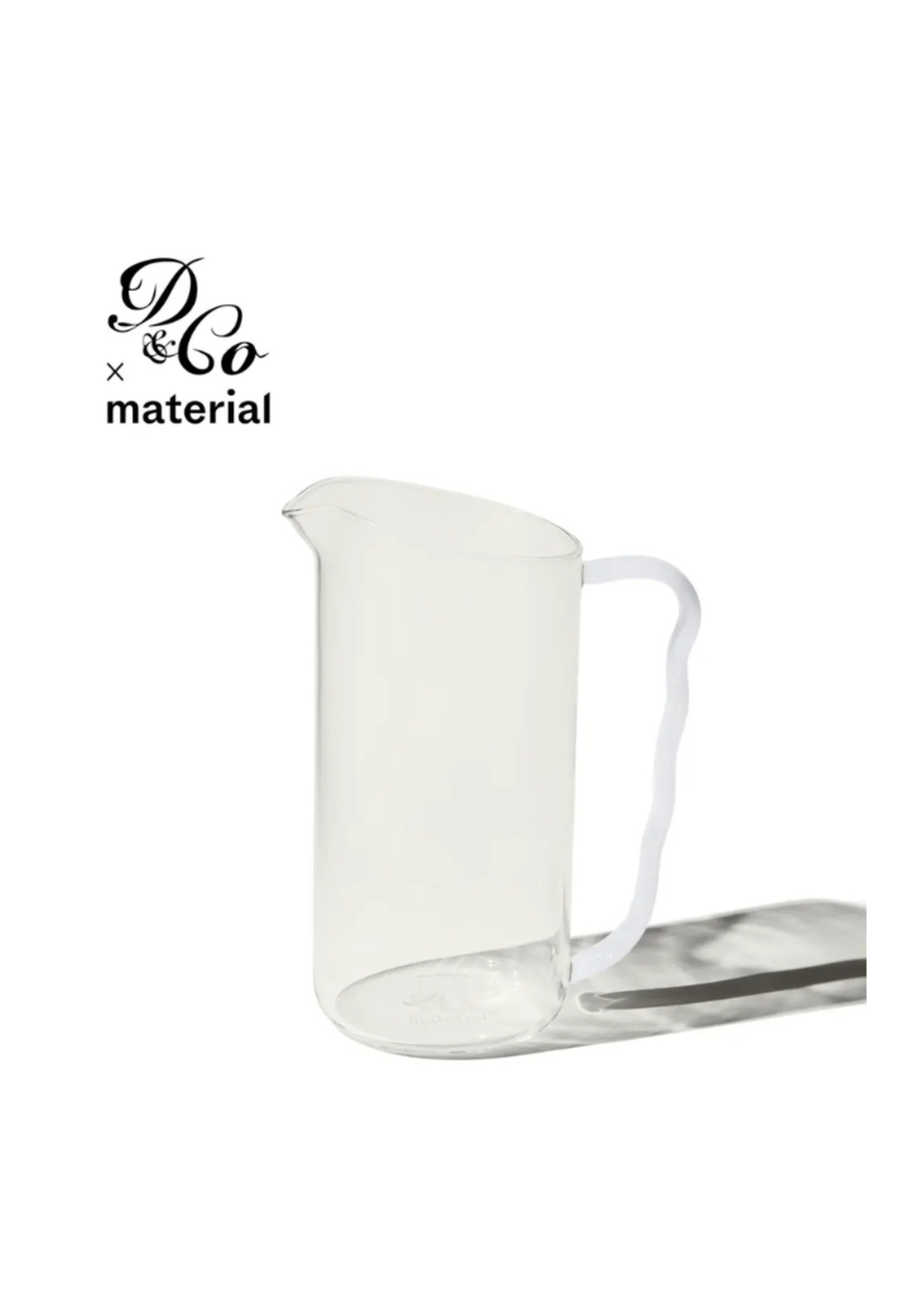 Material Material - The Cloud Pitcher Clear + White