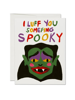 Red Cap Cards I Luff You Valentine