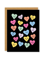 Badger & Burke Candy Hearts - Valentine's Greeting Card