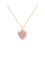 Kris Nations Jewels, Inc. Kris Nations Enamel Heart Locket l Pink