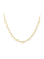 Kris Nations Jewels, Inc. Kris Nations Heart Chain Necklace Gold Fill