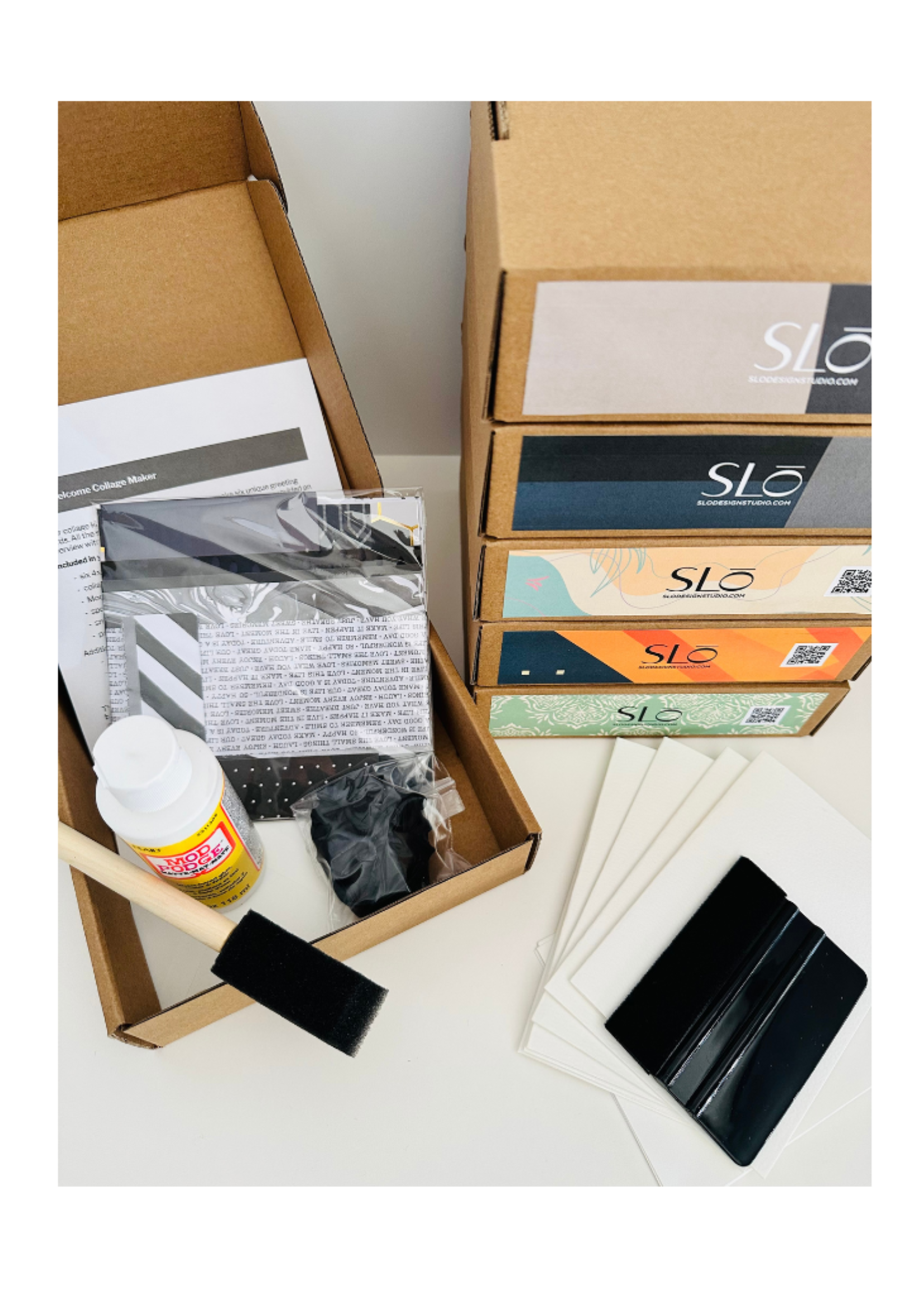 Slo Design Slo Design -  Collage Kit: Noir + Bianca
