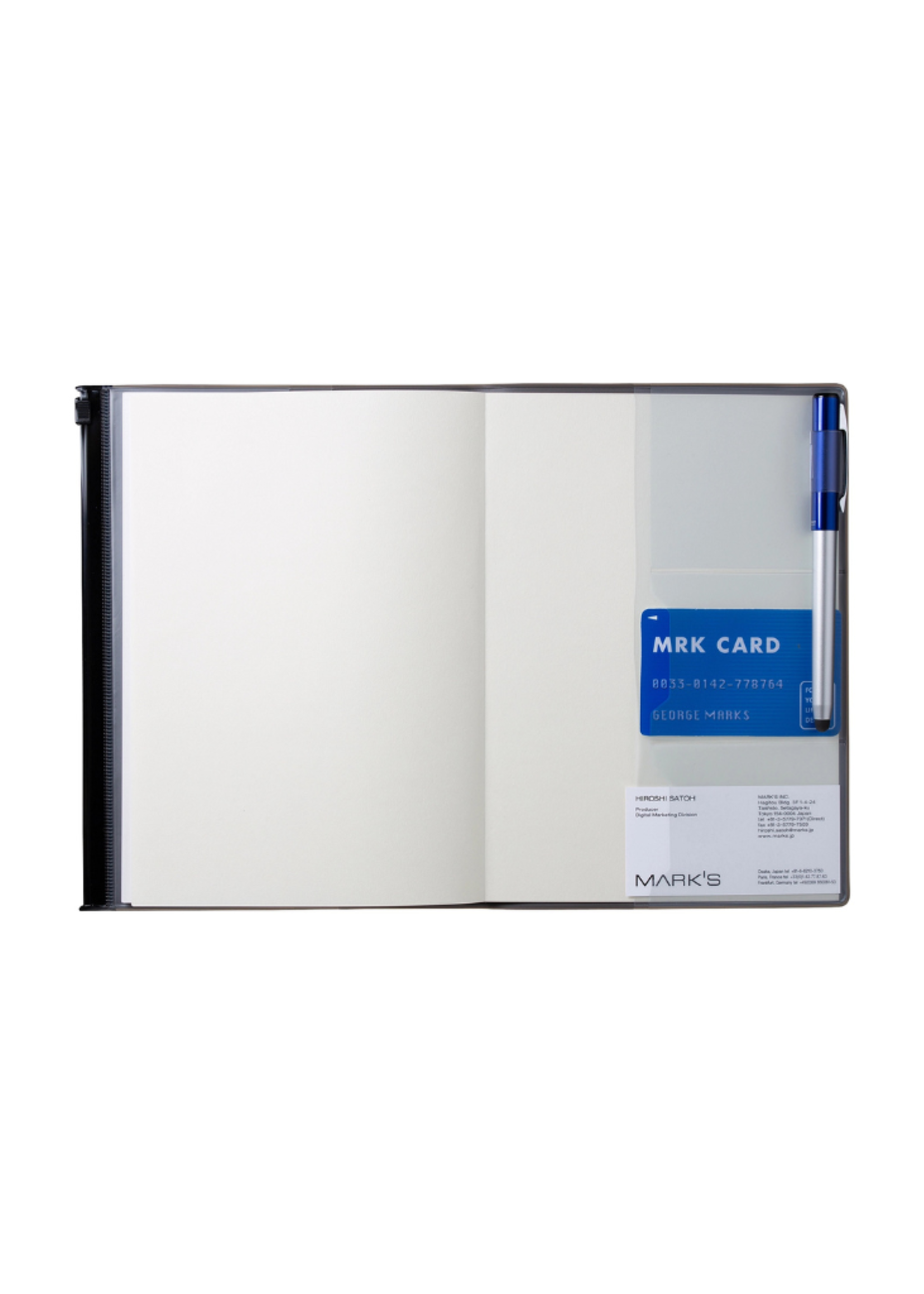 MARK'S Inc. MARK'S Inc. - Vol.2 Eco-Friendly Refillable Notebook A5 / Storage.It l White