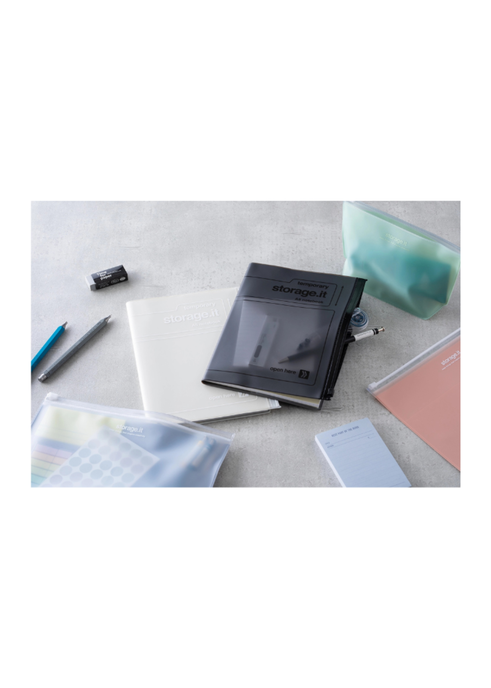 MARK'S Inc. MARK'S Inc. - Vol.2 Eco-Friendly Refillable Notebook A5 / Storage.It l White