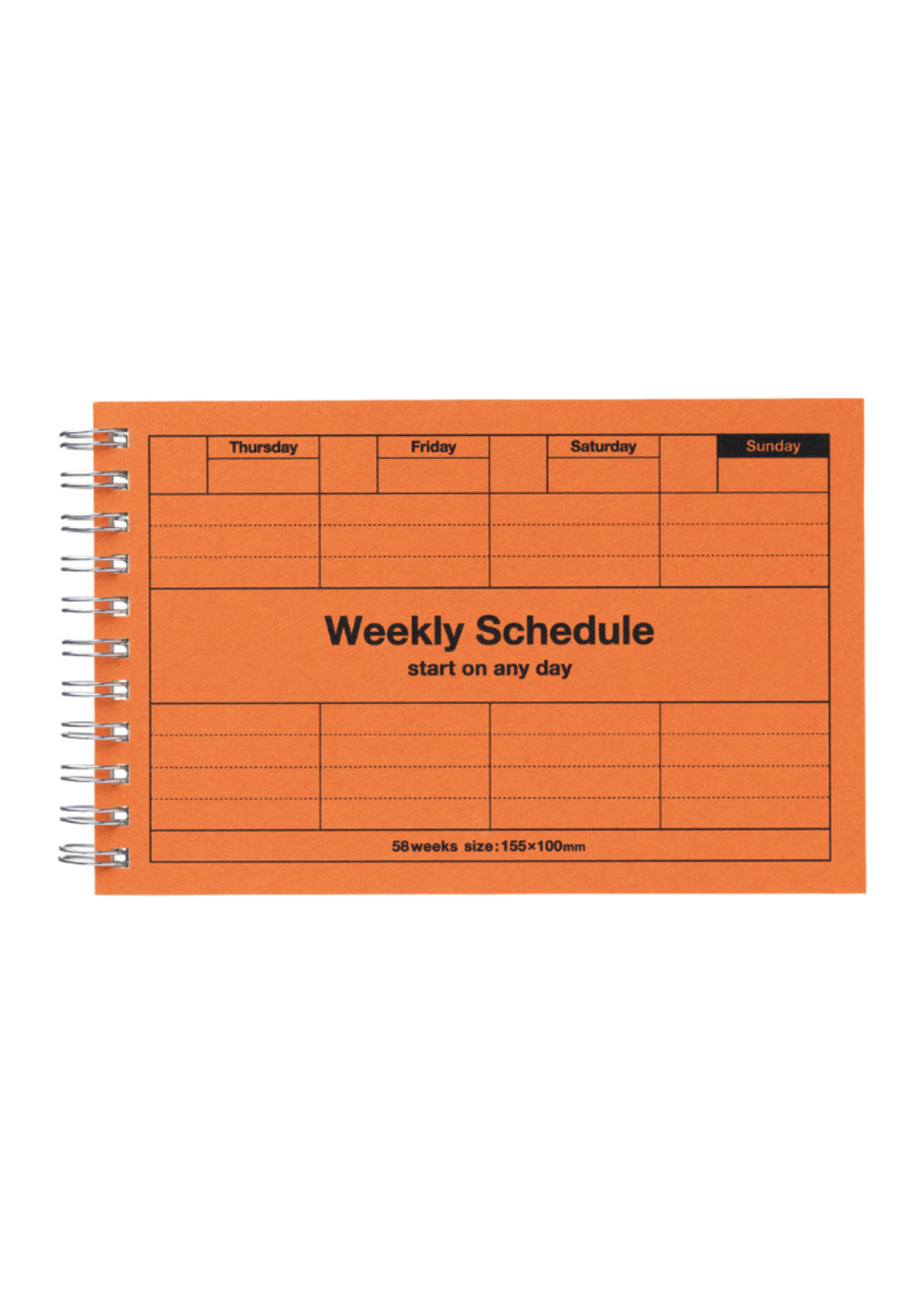 MARK'S Inc. MARK'S Inc. - Dayfree Weekly Schedule l Orange