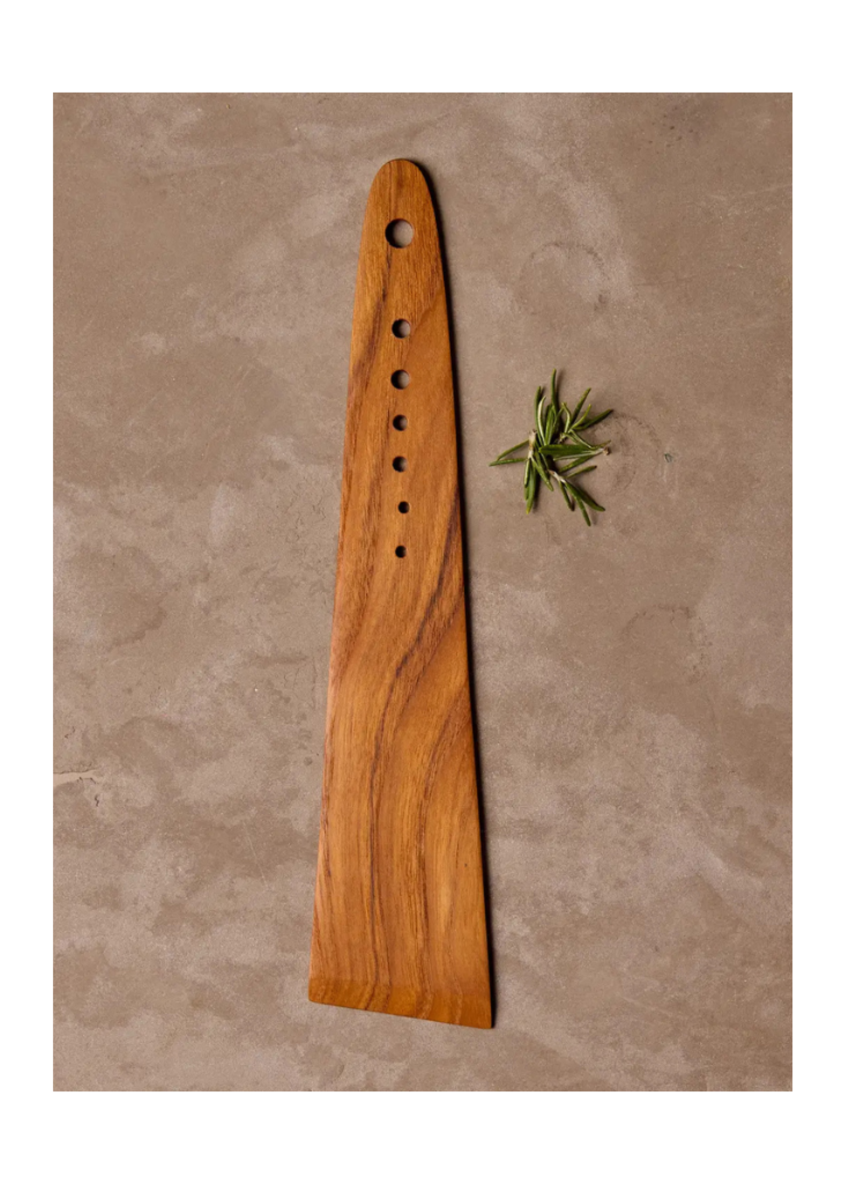 Be Home Be Home Teak Spatula with Herb Cutter