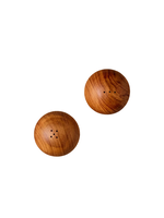 Be Home Teak Salt & Pepper Shaker Set
