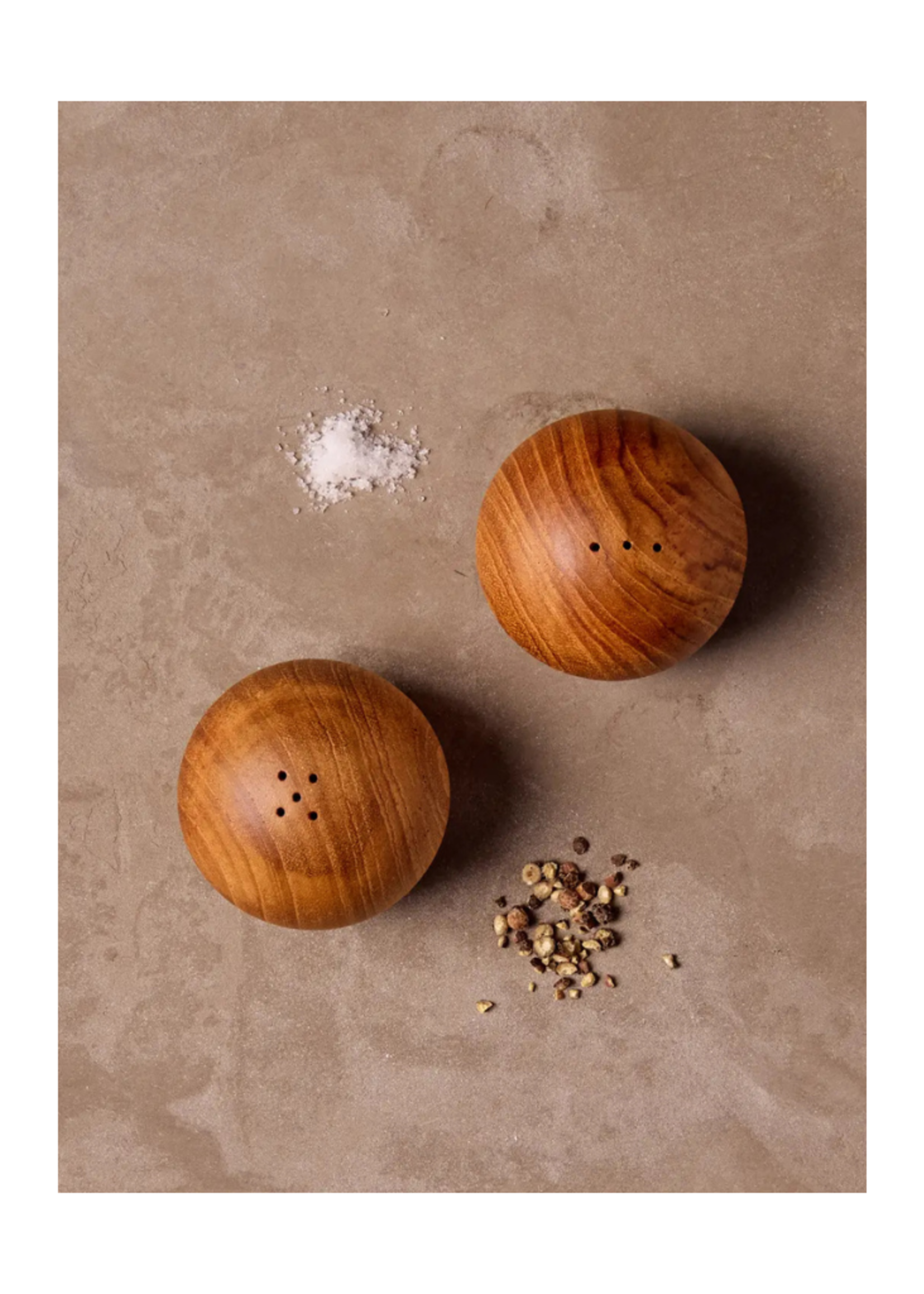Be Home Be Home Teak Salt & Pepper Shaker Set