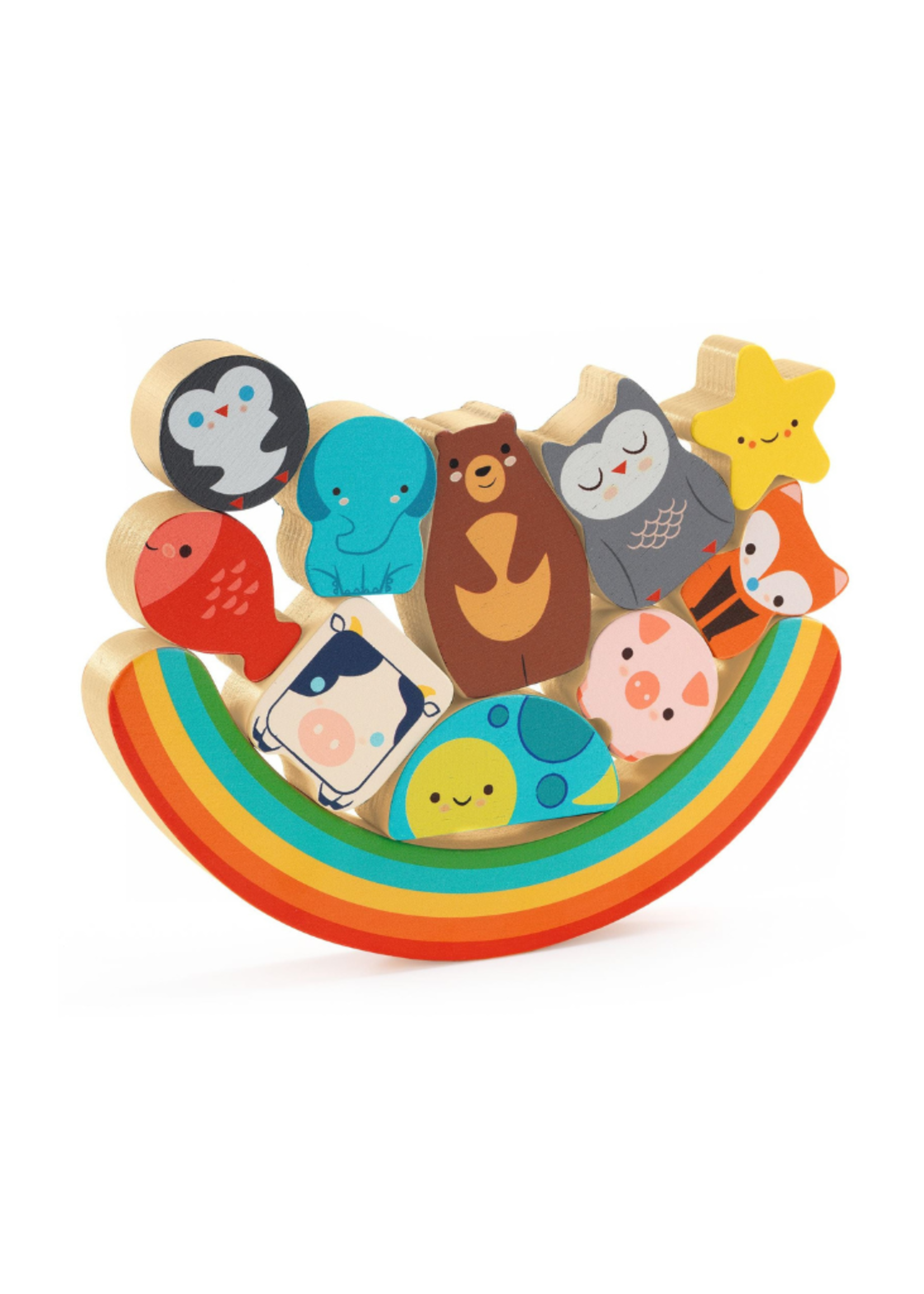 Djeco Djeco Puzz & Boom Rainbow Wooden Puzzle