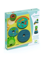 Djeco Puzz & Stack Rainbow Wooden Puzzle