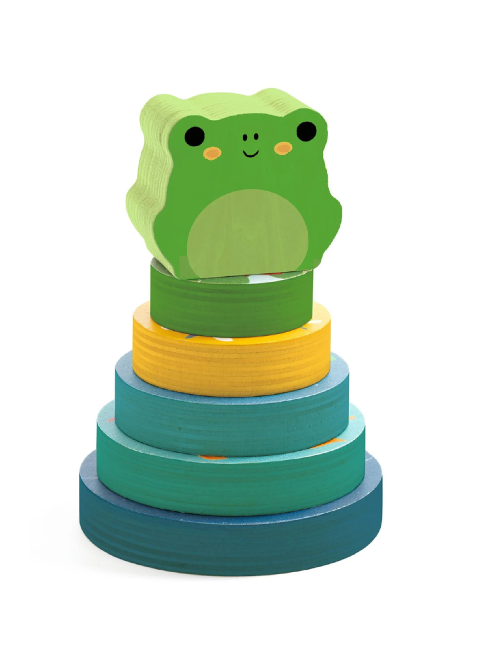 Djeco Djeco Puzz & Stack Rainbow Wooden Puzzle