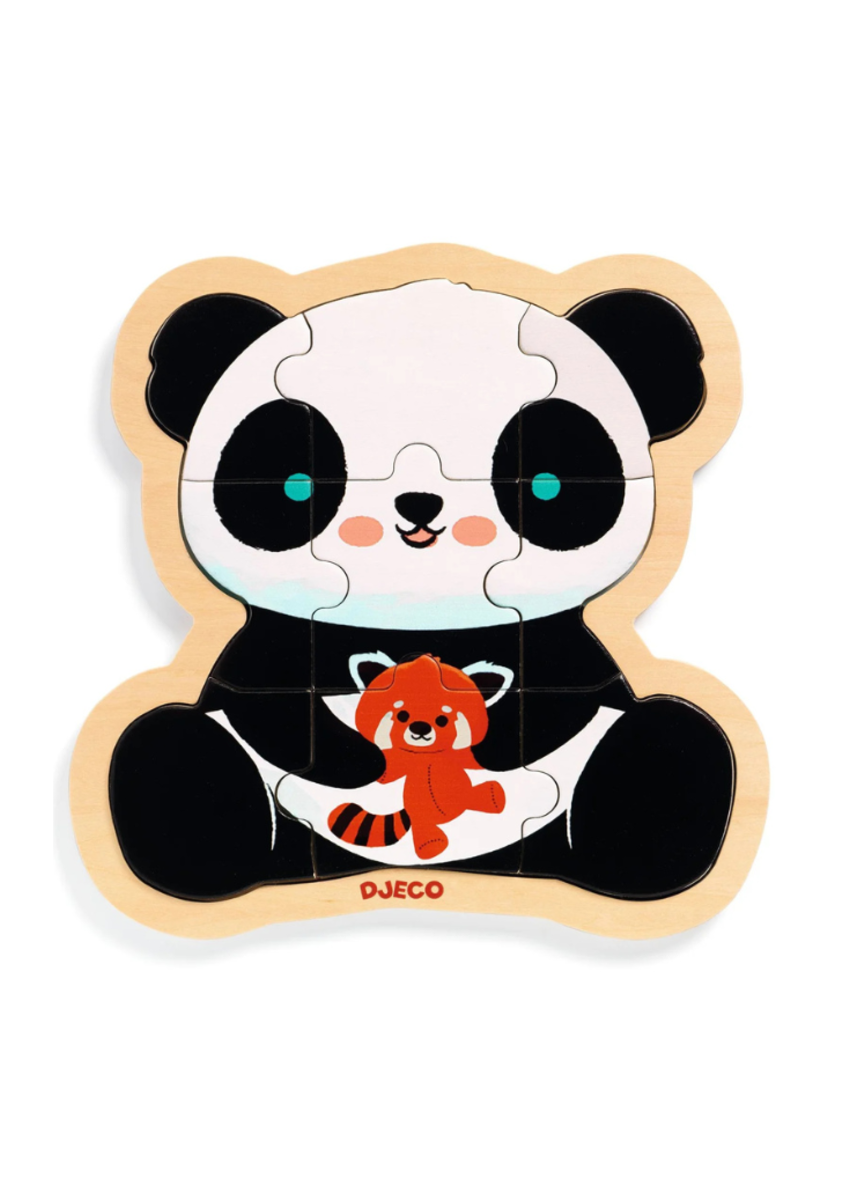 Djeco Djeco Puzzlo Panda Wooden Puzzle