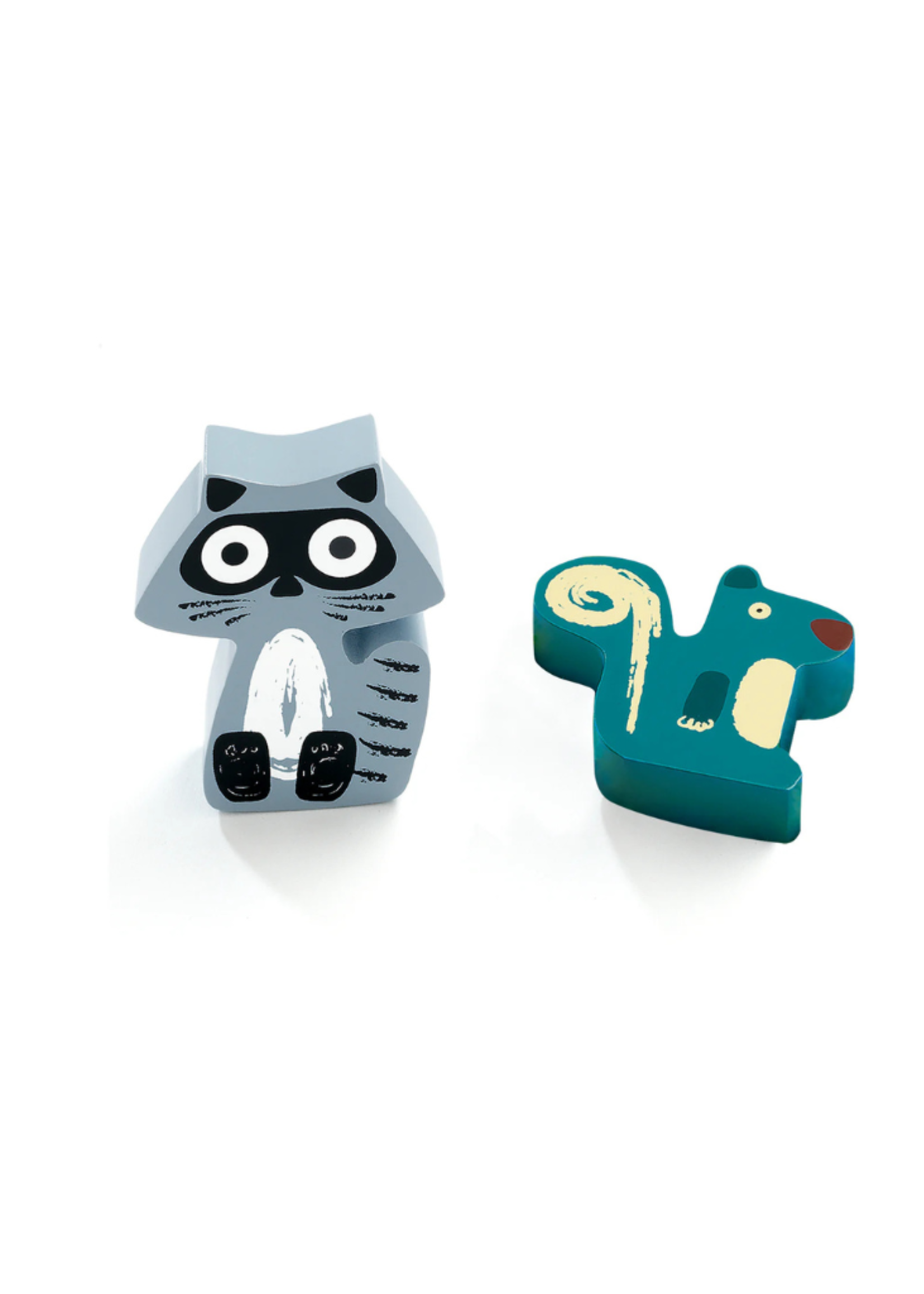 Djeco Djeco Oski Embroidered Felt & Wood Puzzle