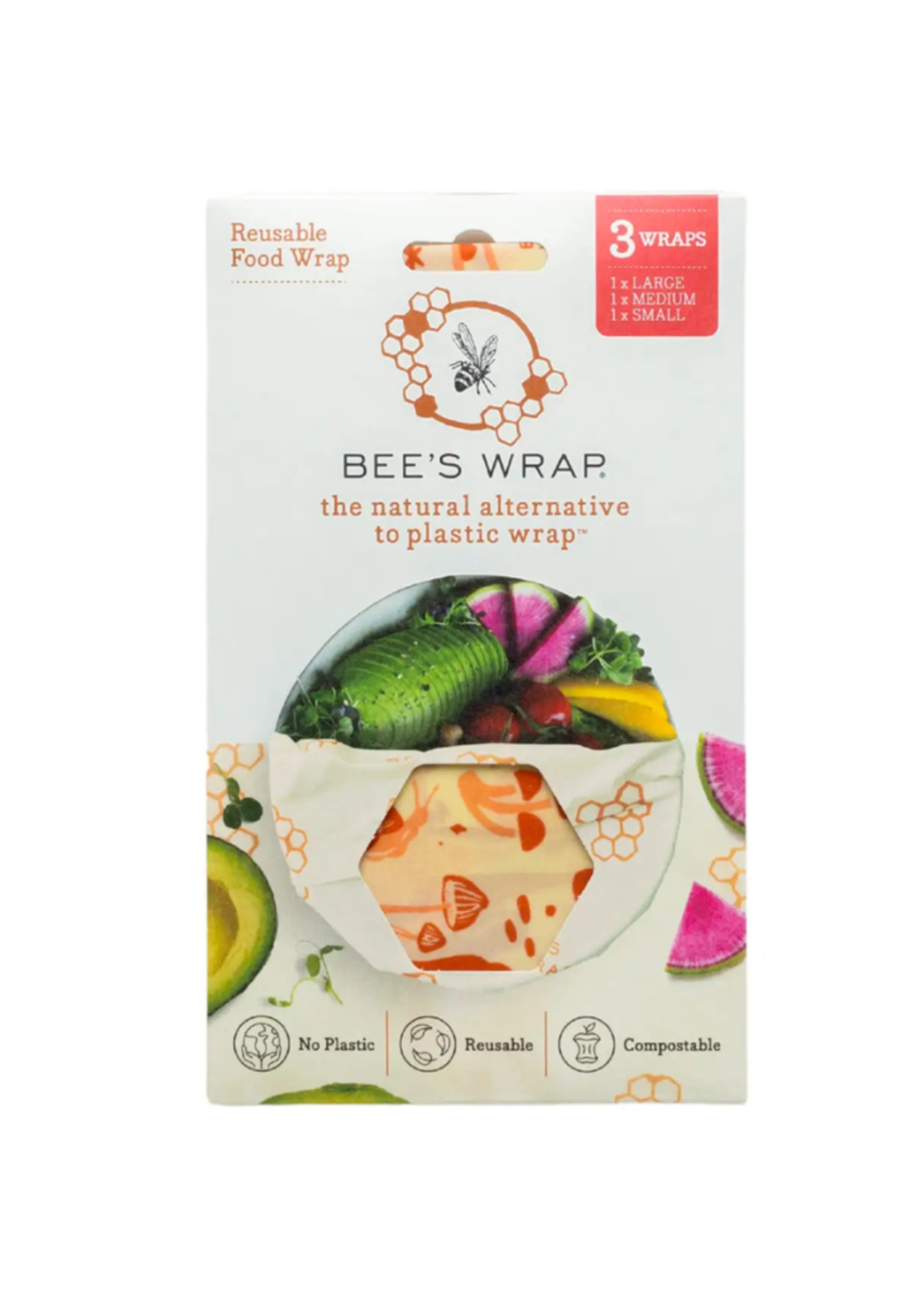 Bee's Wrap Bee's Wrap  Assorted 3 Pack - Mushroom Magic, Limited Edition