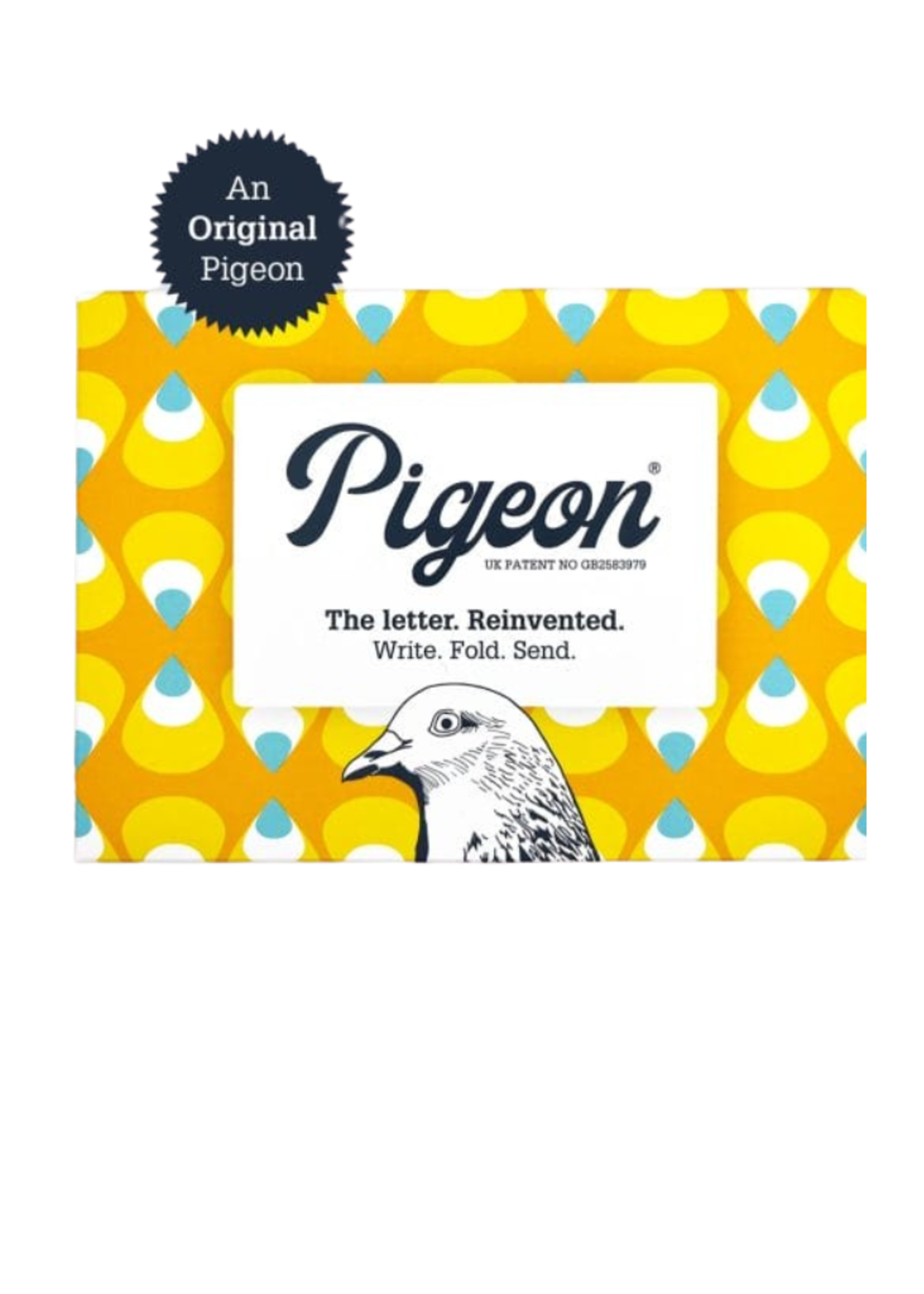Pigeon Pigeonposted  - Pencil Pigeons Letter & Envelope in One