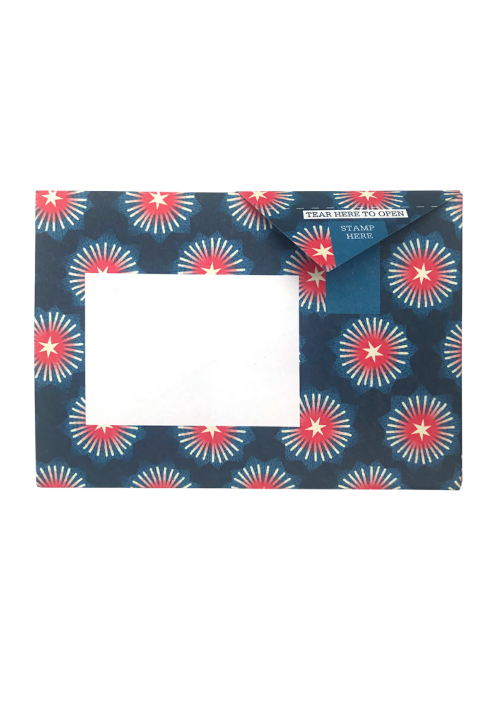 Pigeon Pigeonposted  - Starburst Pigeons Letter & Envelope in One