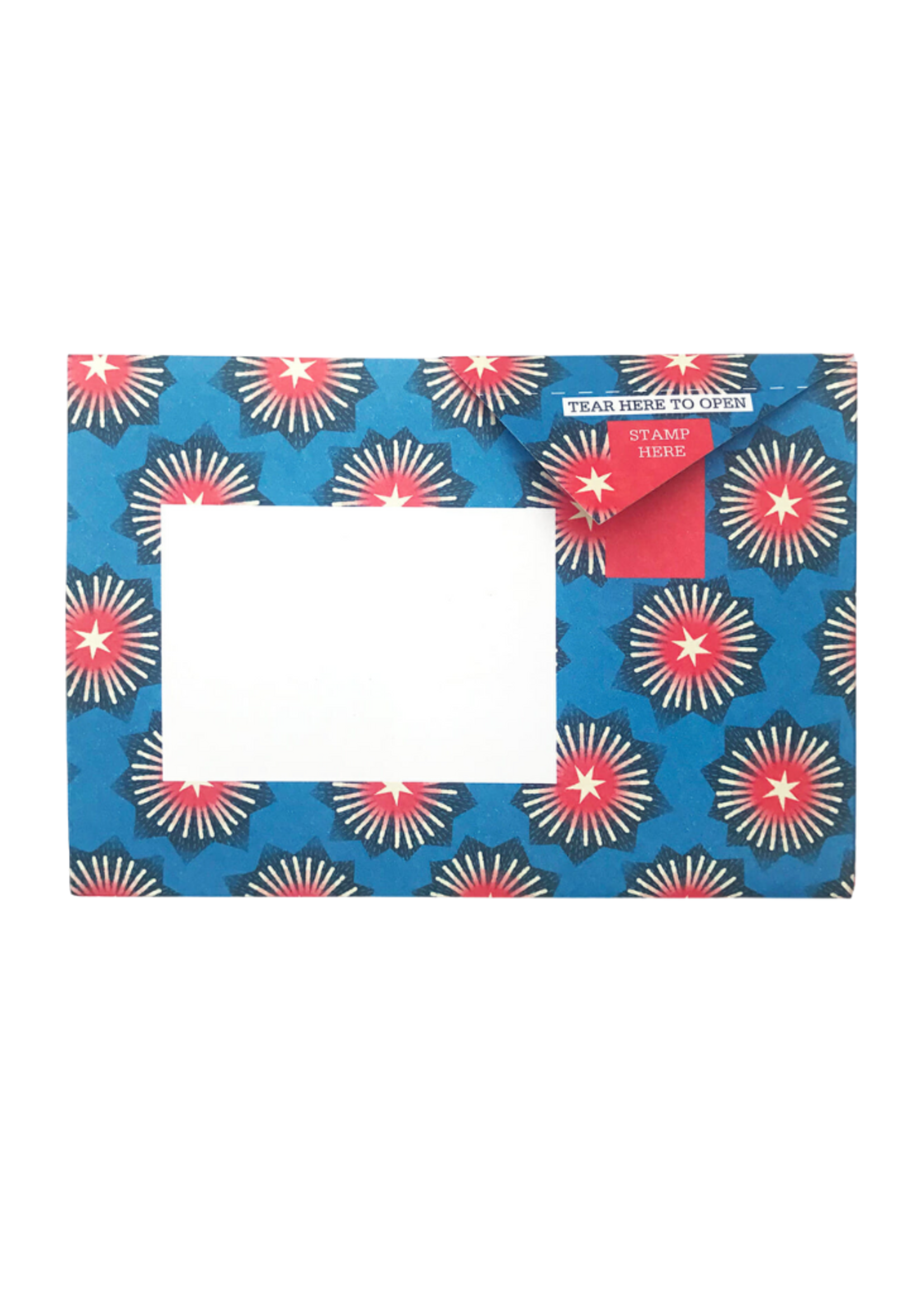 Pigeon Pigeonposted  - Starburst Pigeons Letter & Envelope in One