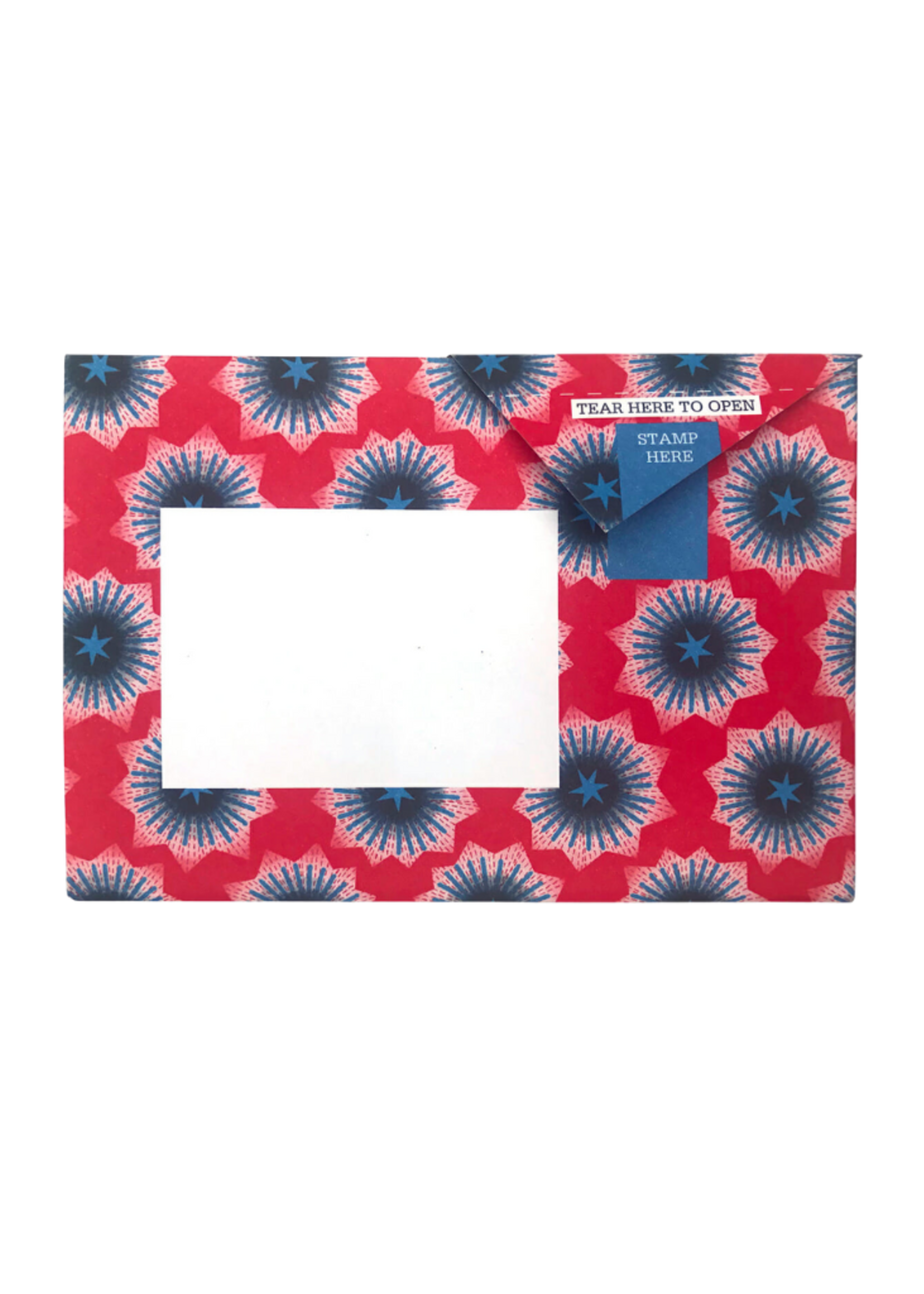 Pigeon Pigeonposted  - Starburst Pigeons Letter & Envelope in One