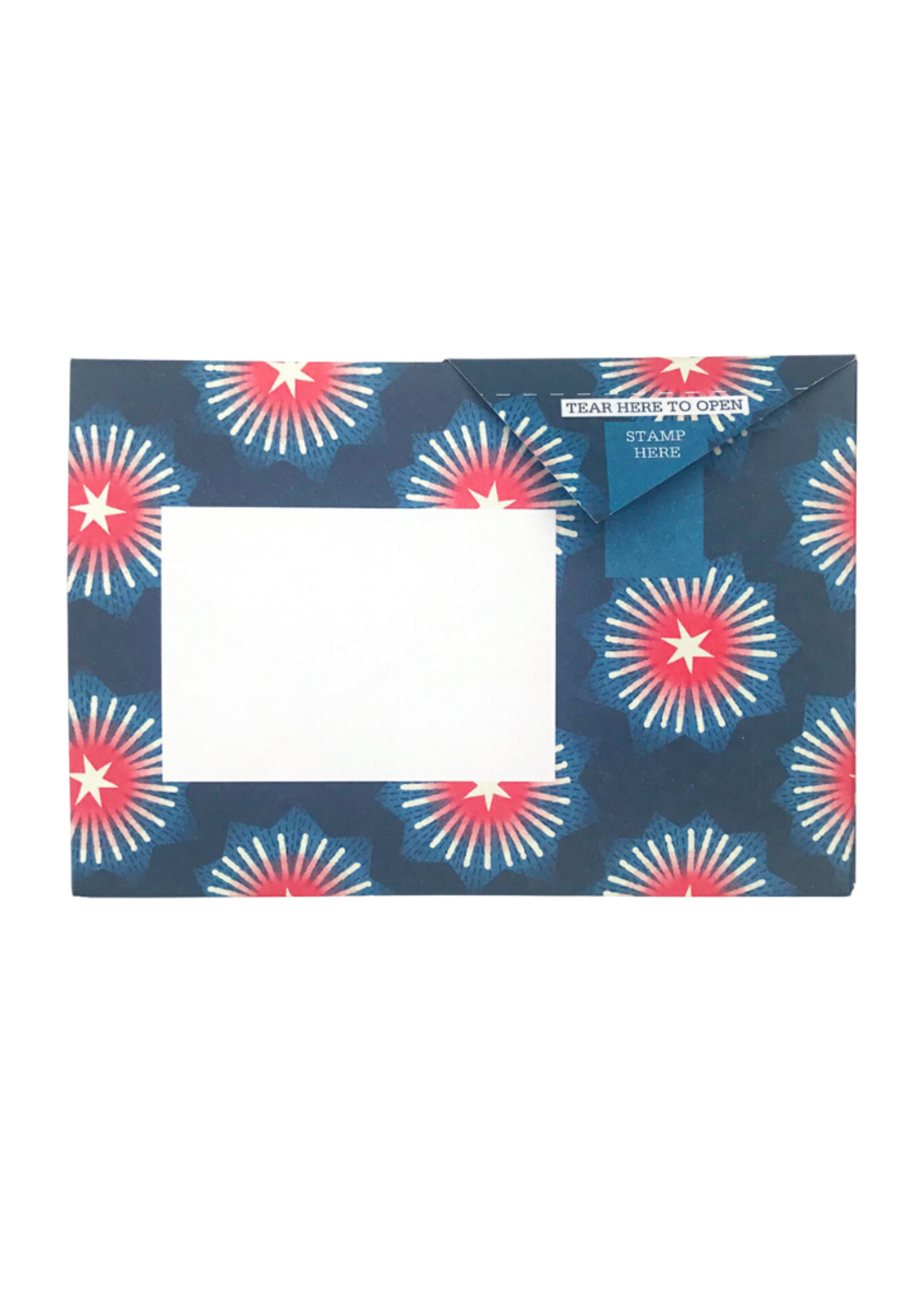 Pigeon Pigeonposted  - Starburst Pigeons Letter & Envelope in One