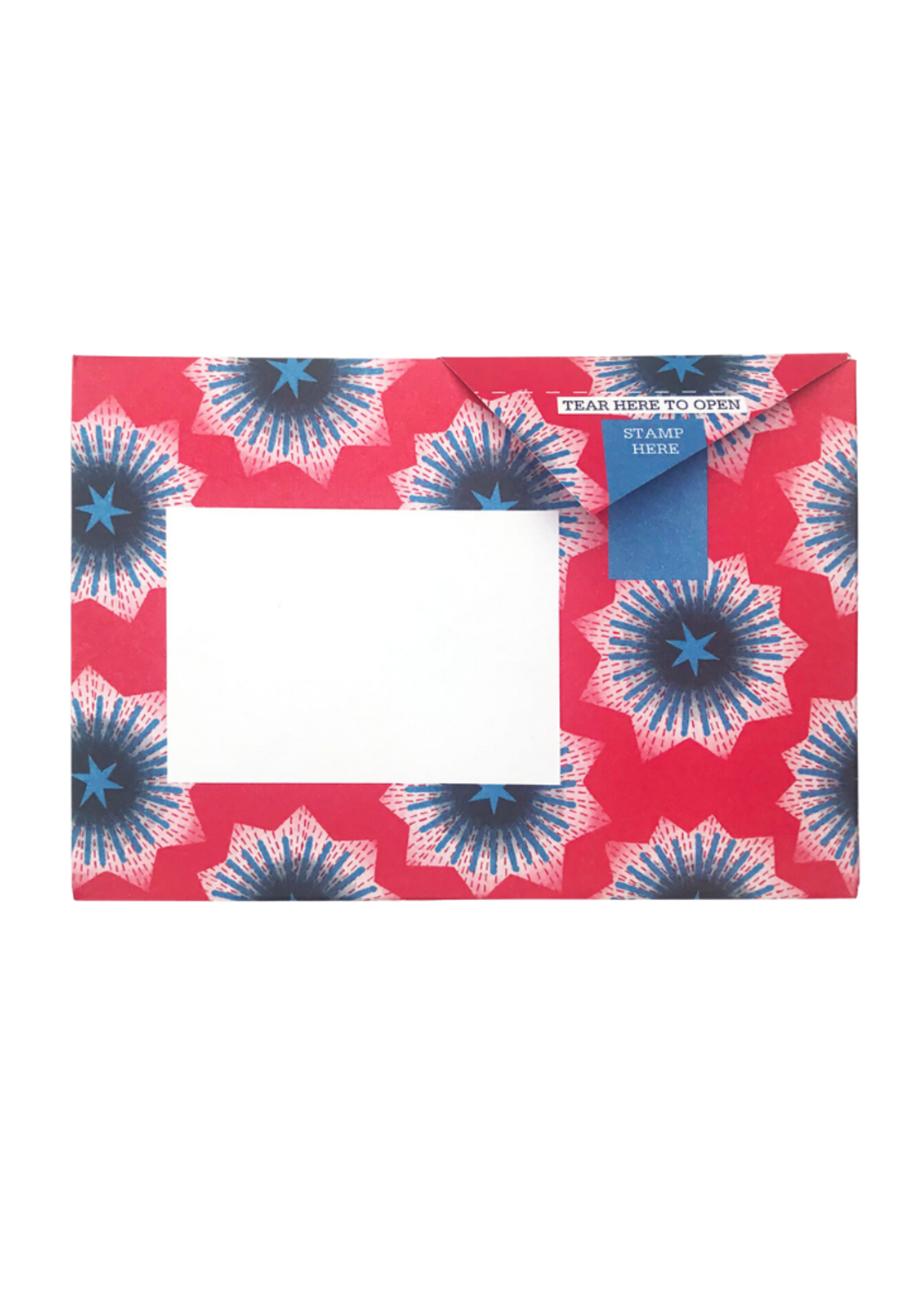 Pigeon Pigeonposted  - Starburst Pigeons Letter & Envelope in One
