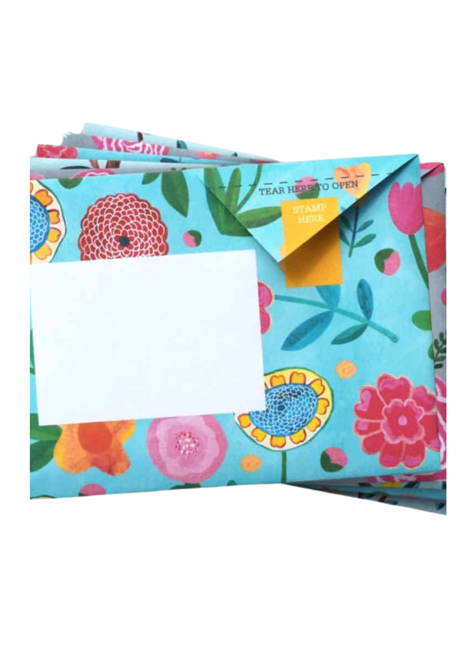 Pigeon Pigeonposted - Wildflower Pigeons Letter & Envelope in One