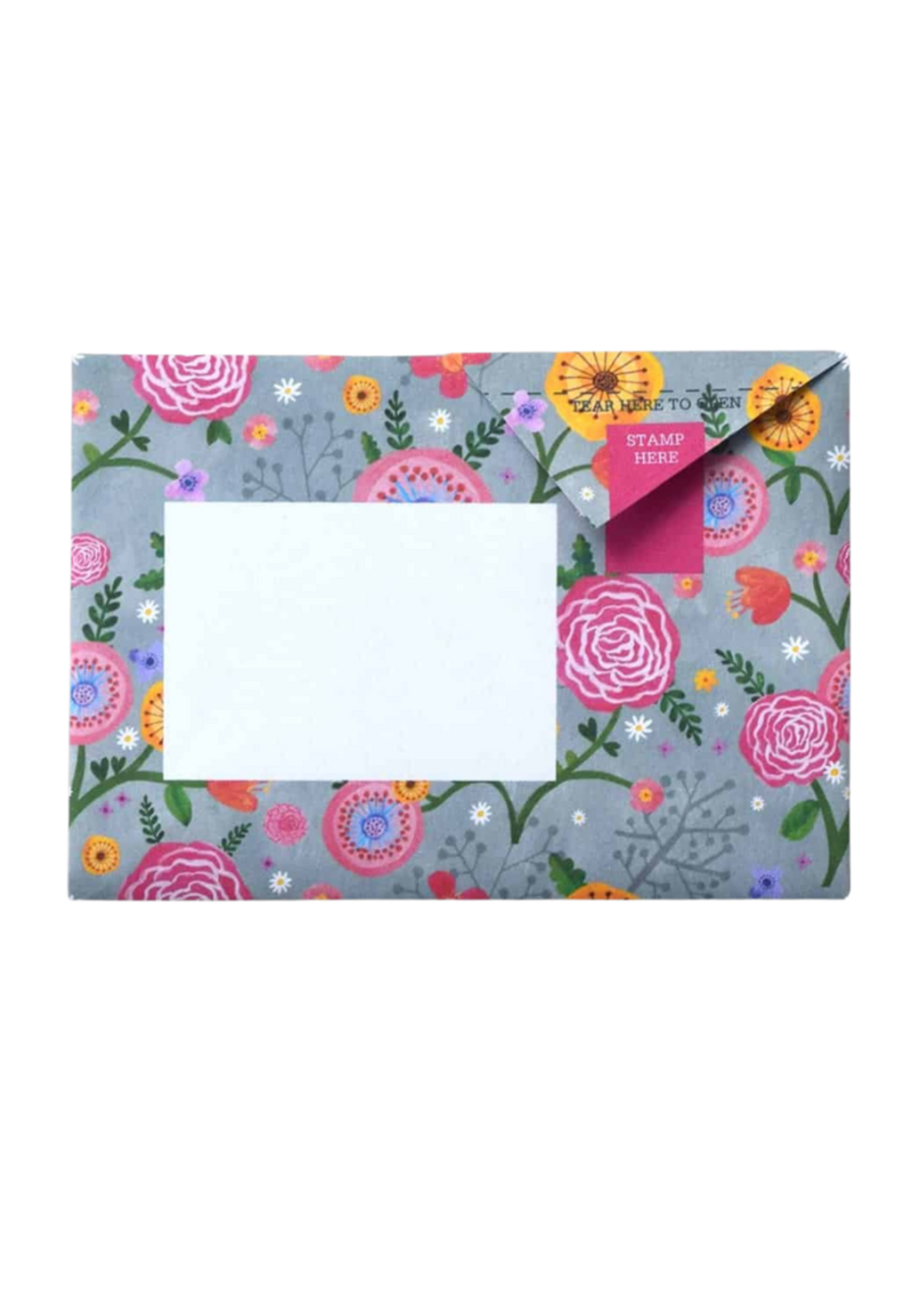 Pigeon Pigeonposted - Wildflower Pigeons Letter & Envelope in One