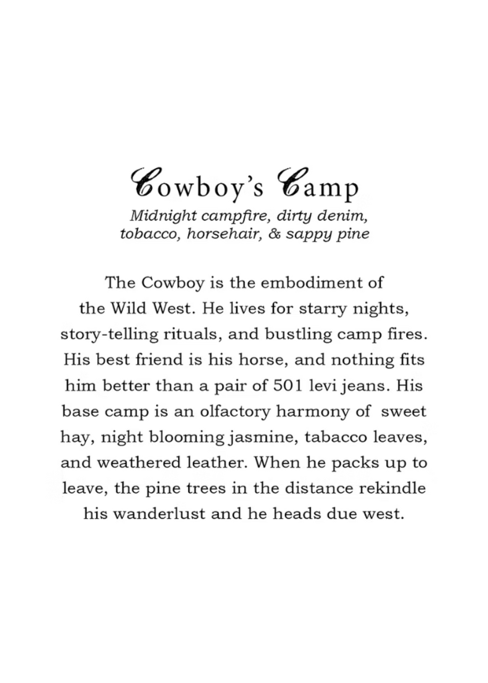 Austin Press Austin Press Cowboy's Camp Candle
