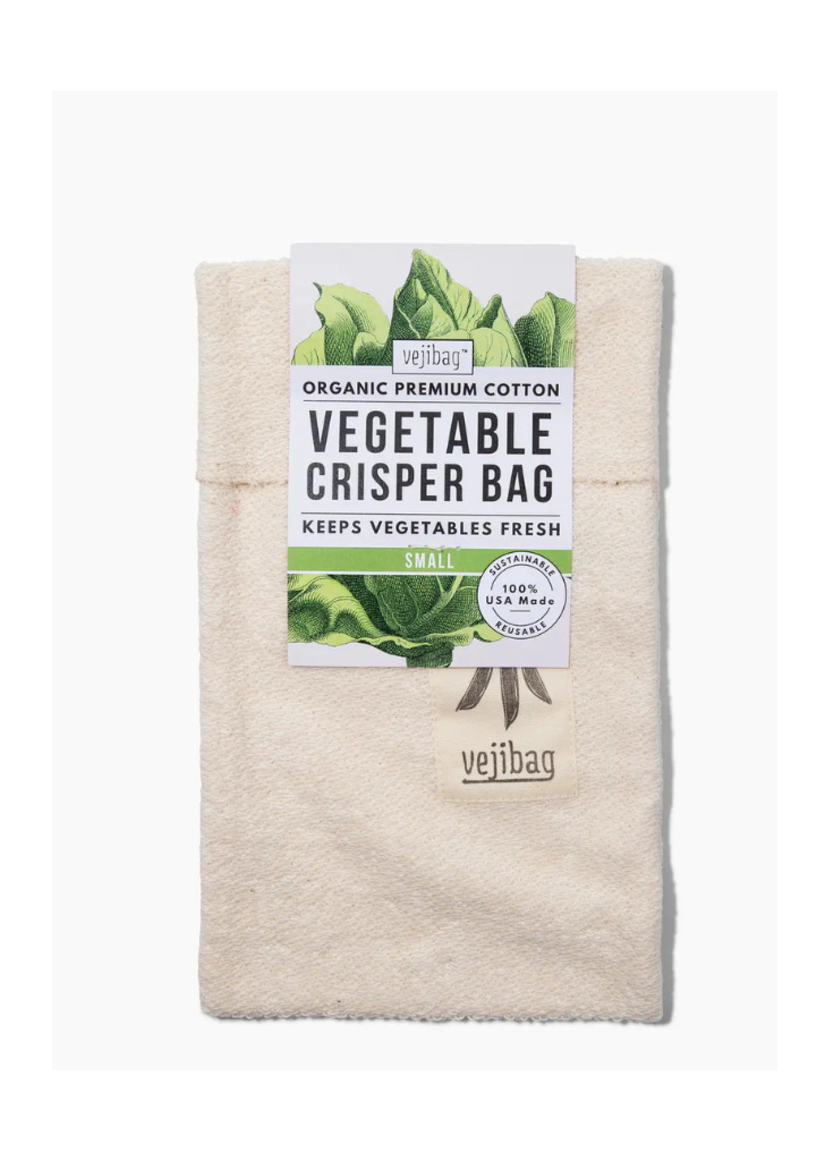 Vejibag Vejibag: Vegetable Crisper Bag l Small 7"x14"