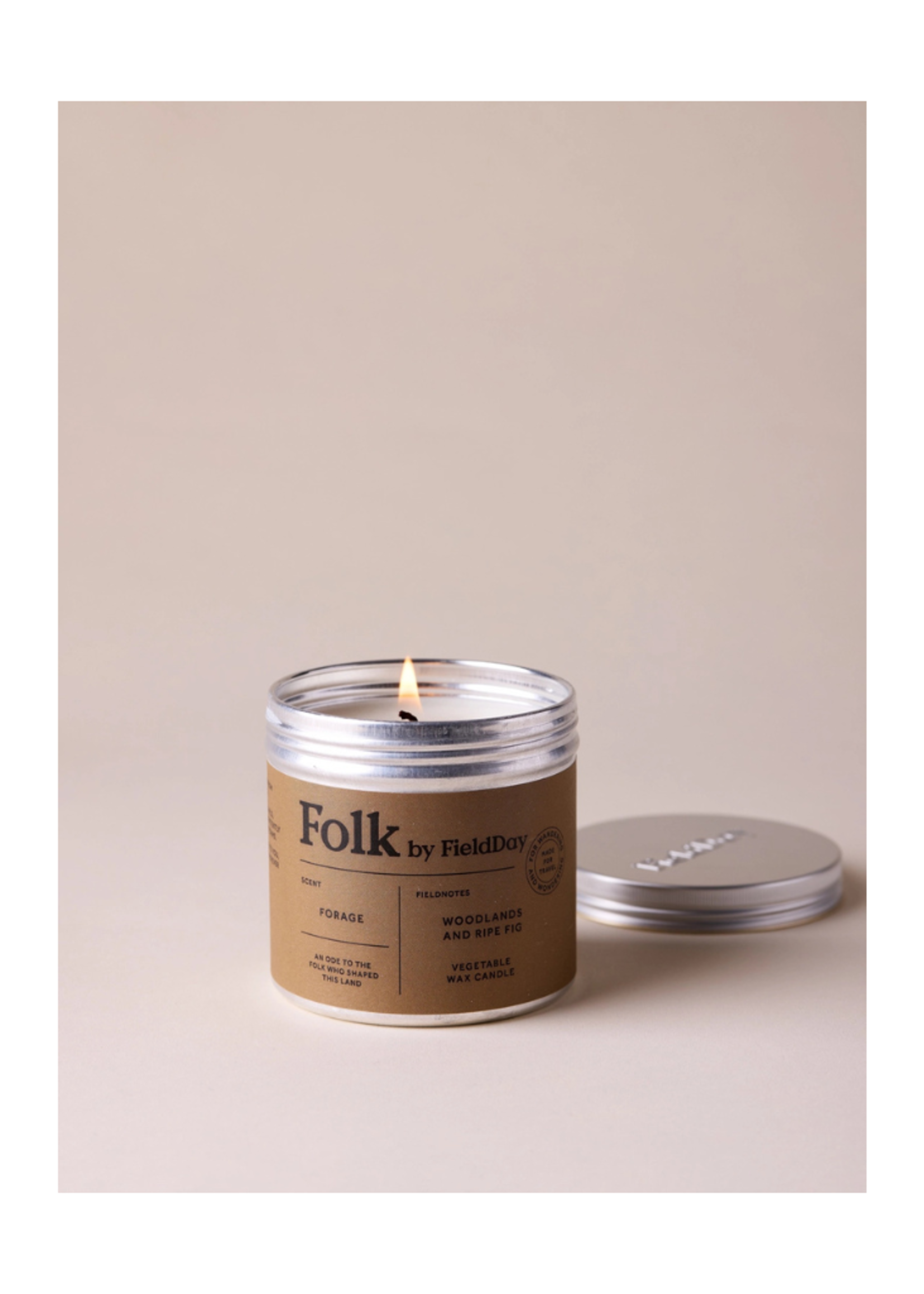 Field Day Ireland FieldDay Ireland Forage Vegetable Wax Folk Tin Candle