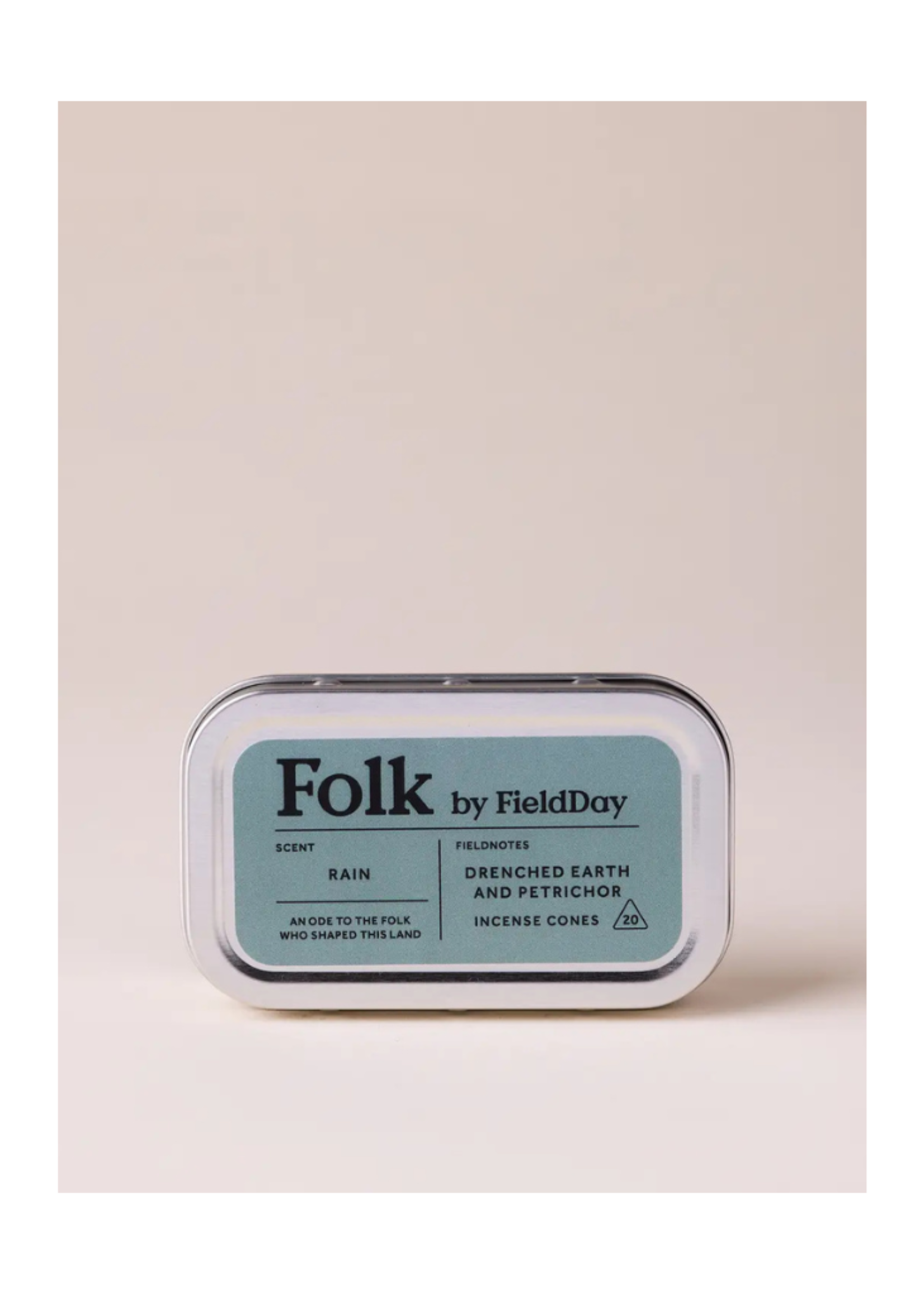 Field Day Ireland FieldDay Ireland Rain Folk Tin of Incense Cones