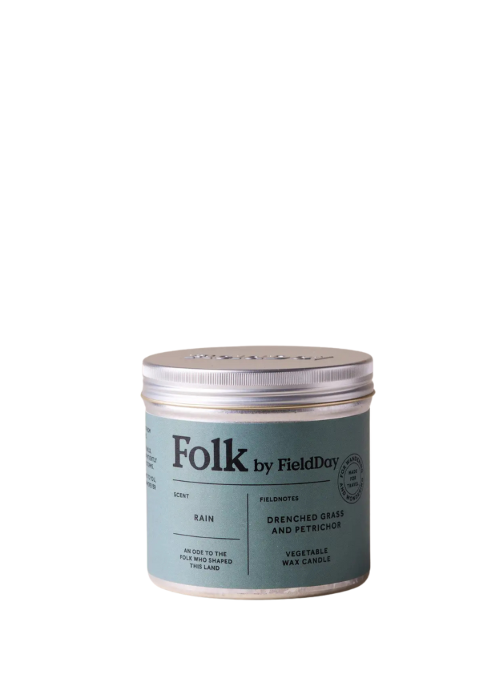 Field Day Ireland FieldDay Ireland Rain Vegetable Wax Folk Tin Candle