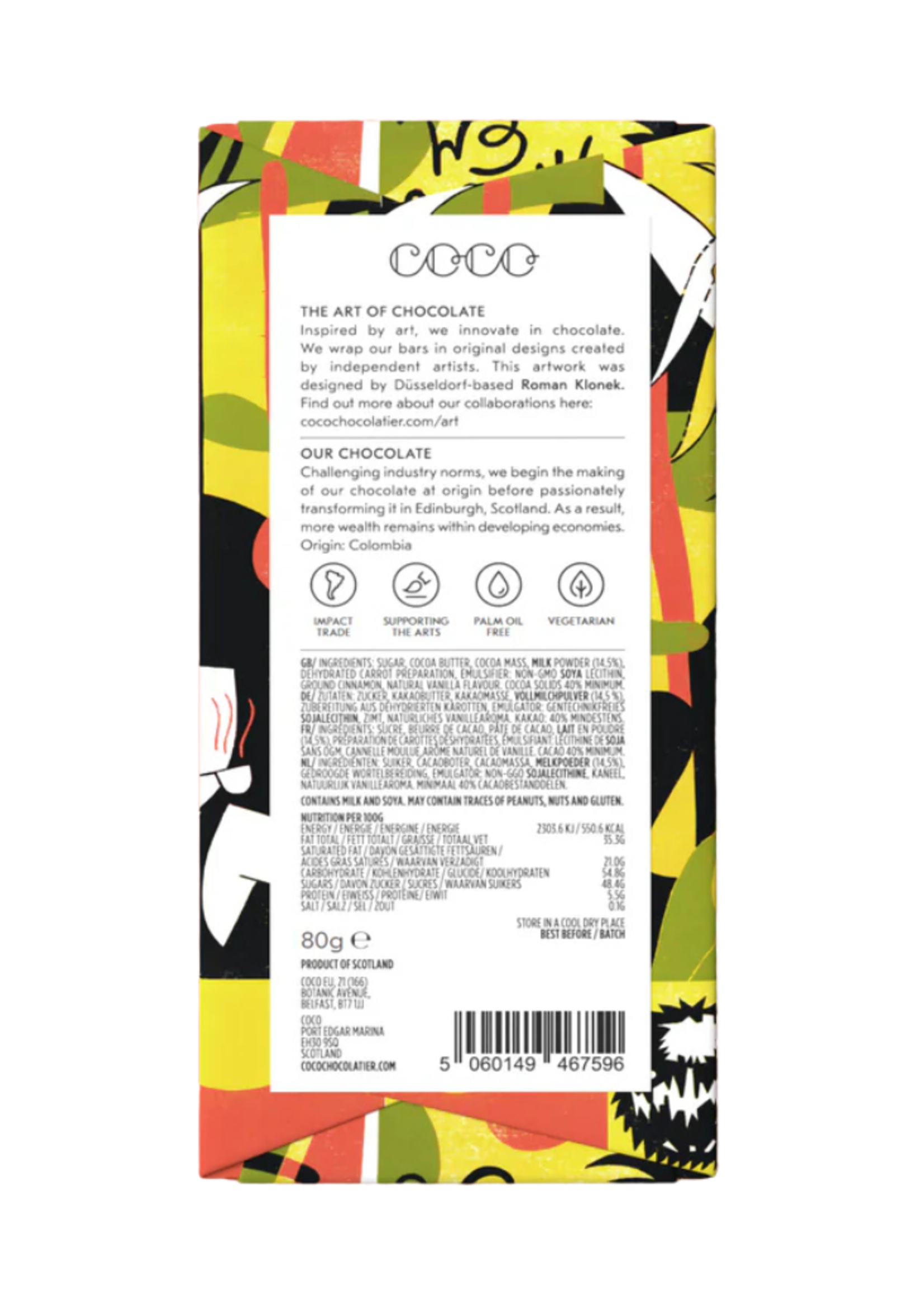 Coco Chocolatier Coco Chocolatier - Carrot Cake l Milk