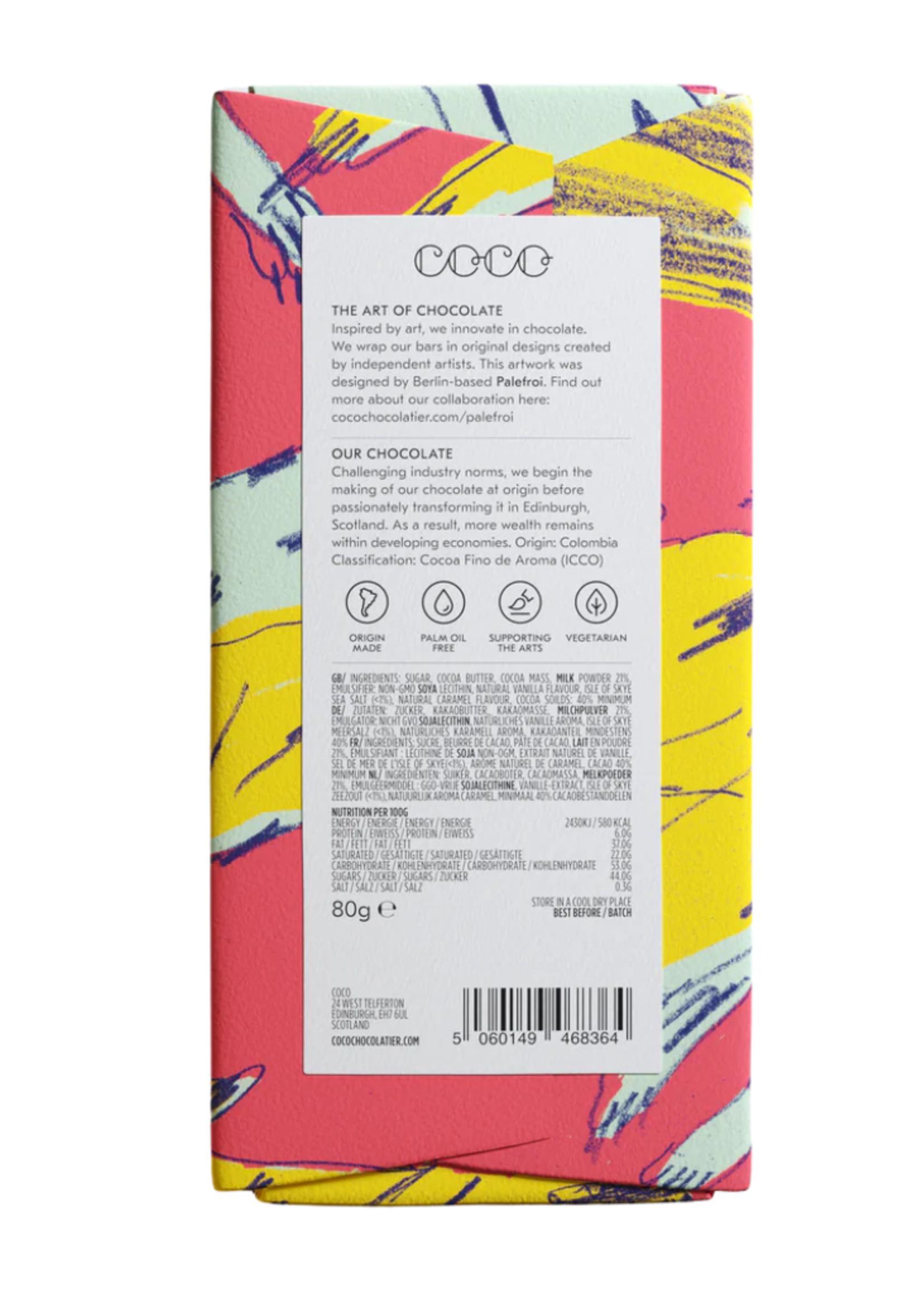 Coco Chocolatier Coco Chocolatier - Salted Caramel l Milk