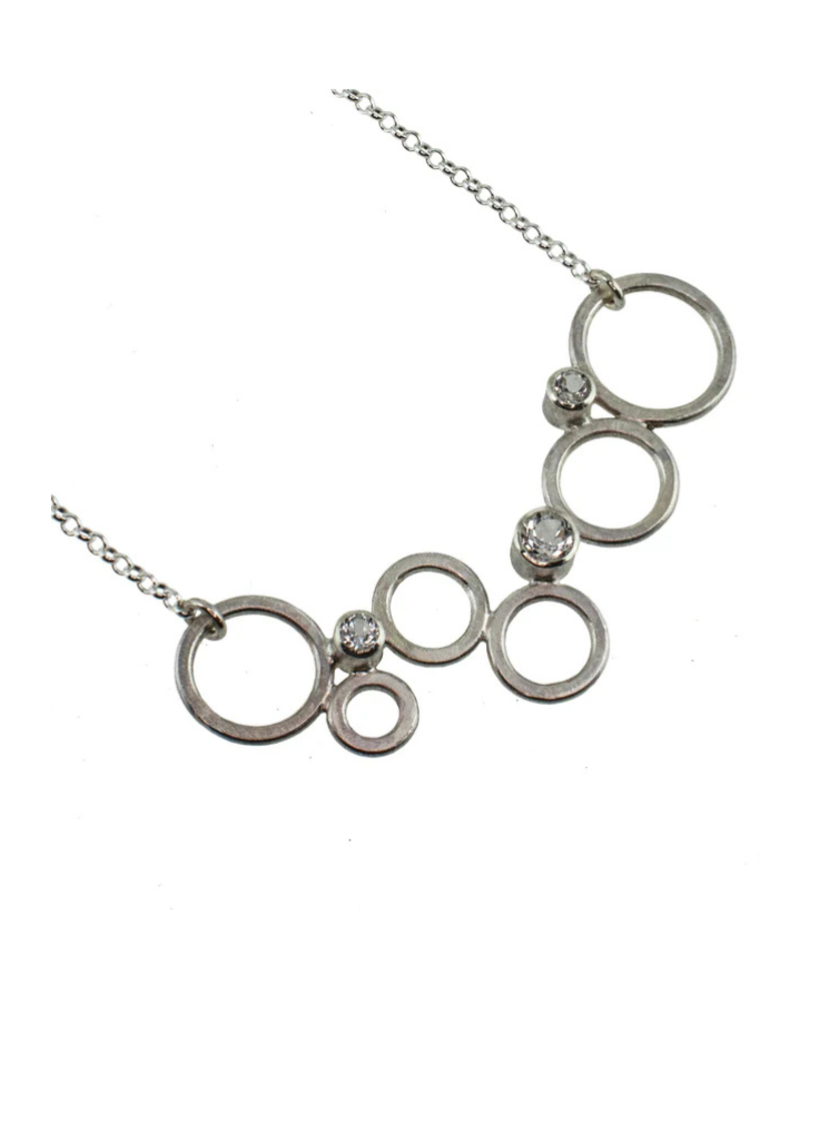 Eko Jewelry Design Eko Jewelry Design Electra Necklace SS White Topaz