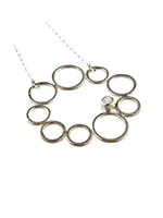 Eko Jewelry Design Eko Jewelry Design Vespera Necklace - Sterling Silver +   White TopazWhite Topaz